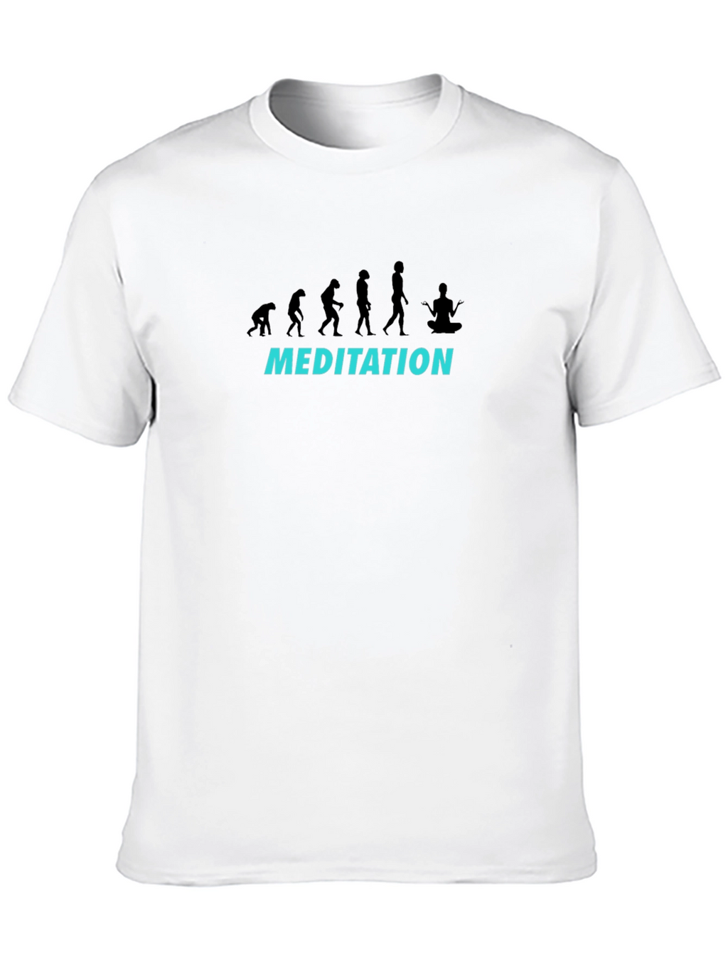 Meditation Evolution Graphic T-Shirt
