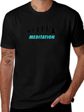 Meditation Evolution Graphic T-Shirt