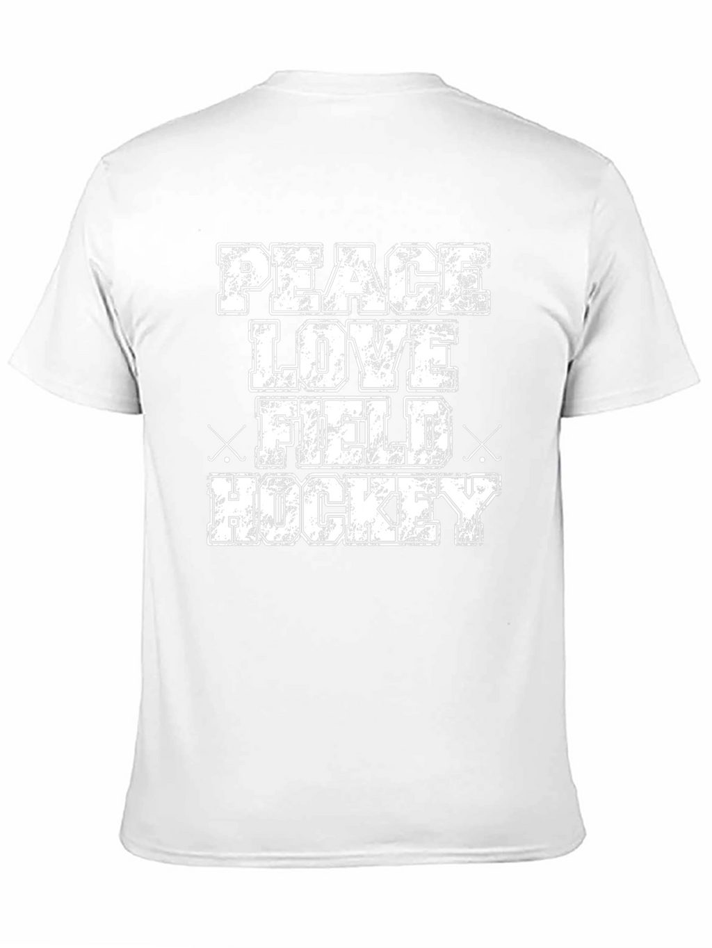 Peace Love Field Hockey Graphic T-Shirt