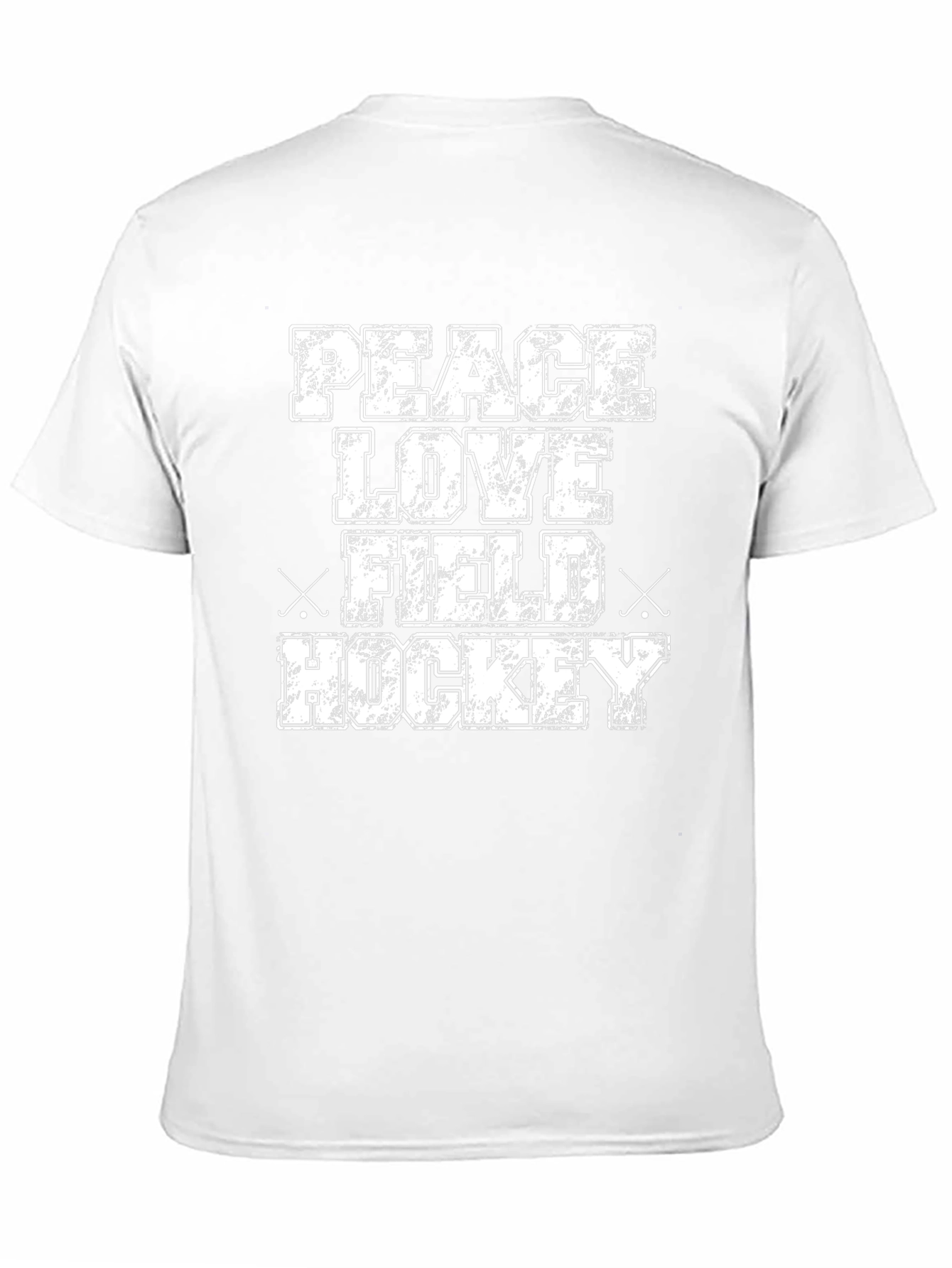 Peace Love Field Hockey Graphic T-Shirt