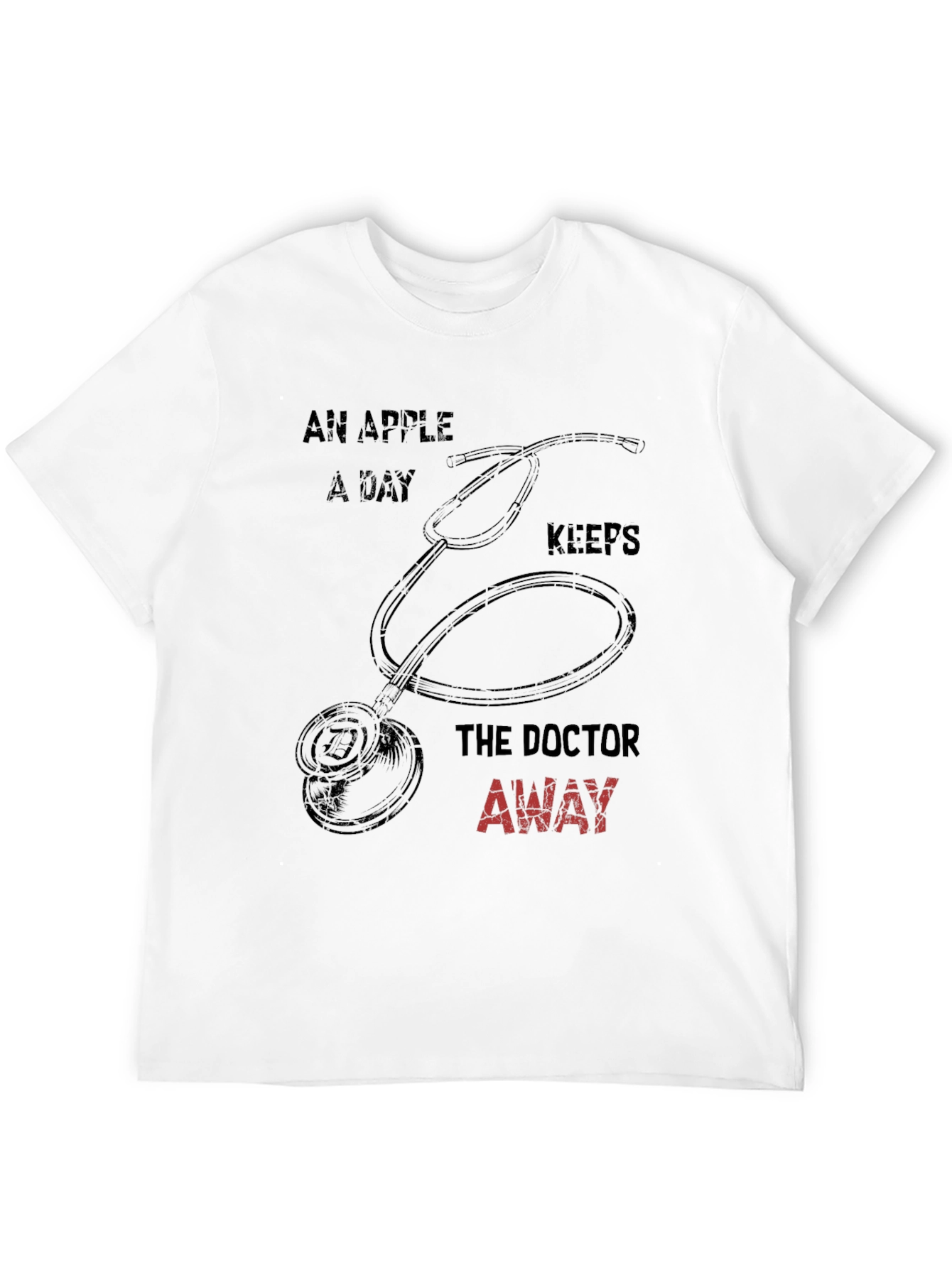 Funny Doctor T-Shirt: An Apple A Day