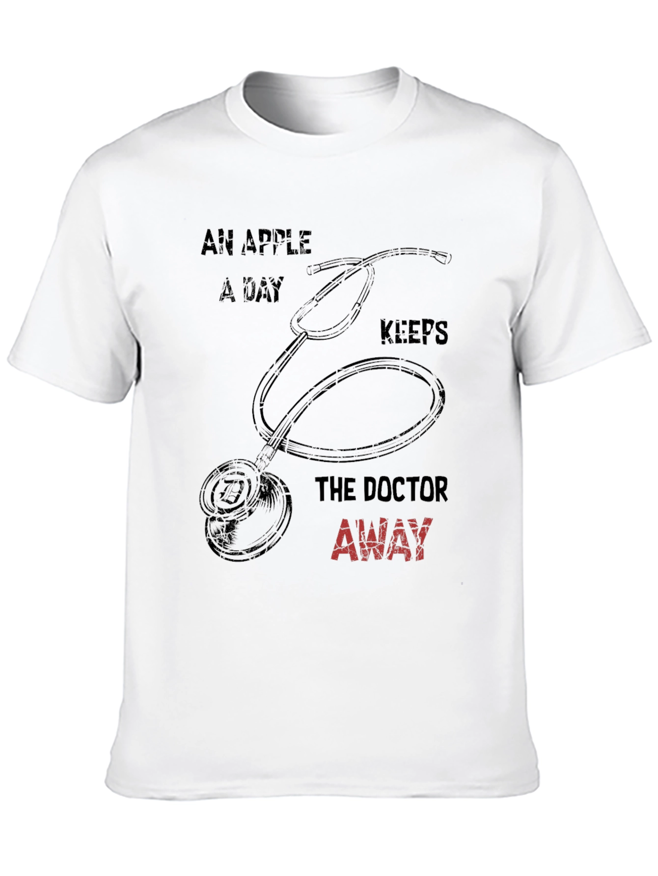 Funny Doctor T-Shirt: An Apple A Day