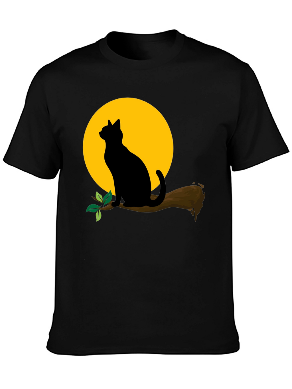 Black Cat Moon T-Shirt