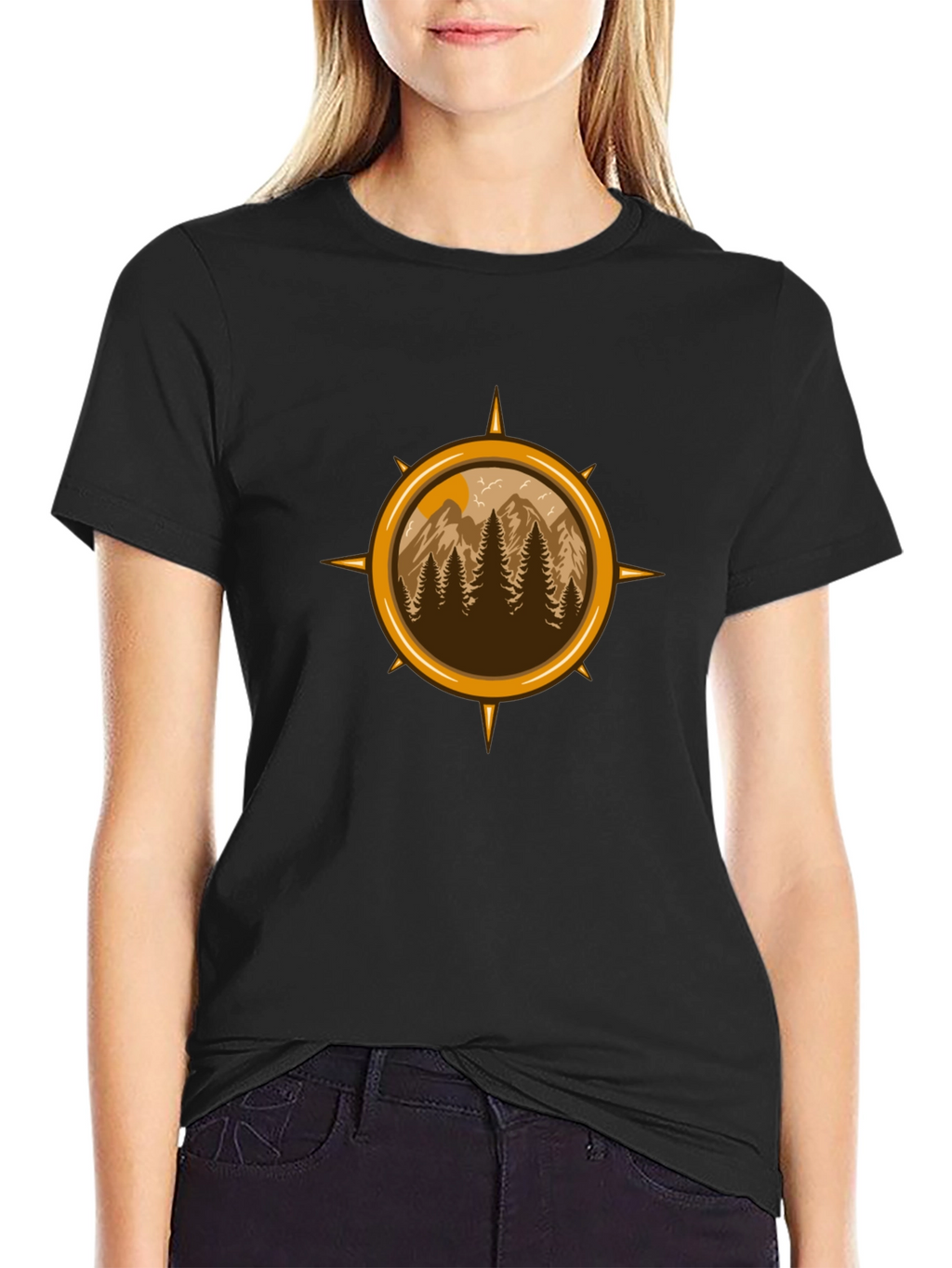 Nature Compass Graphic Tee - Adventure Awaits!