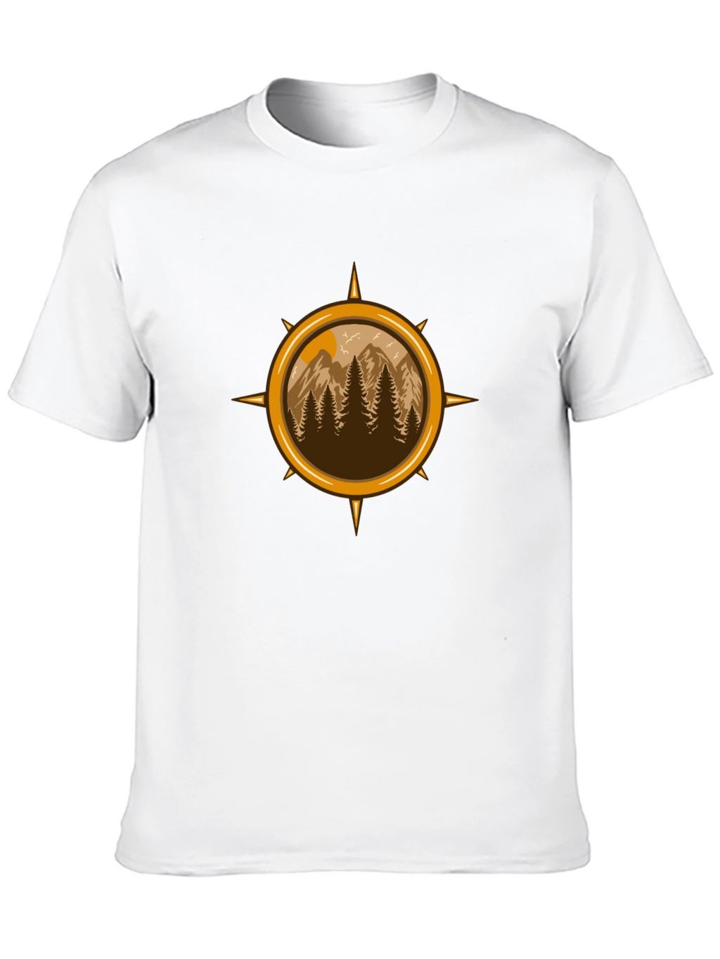 Nature Compass Graphic Tee - Adventure Awaits!