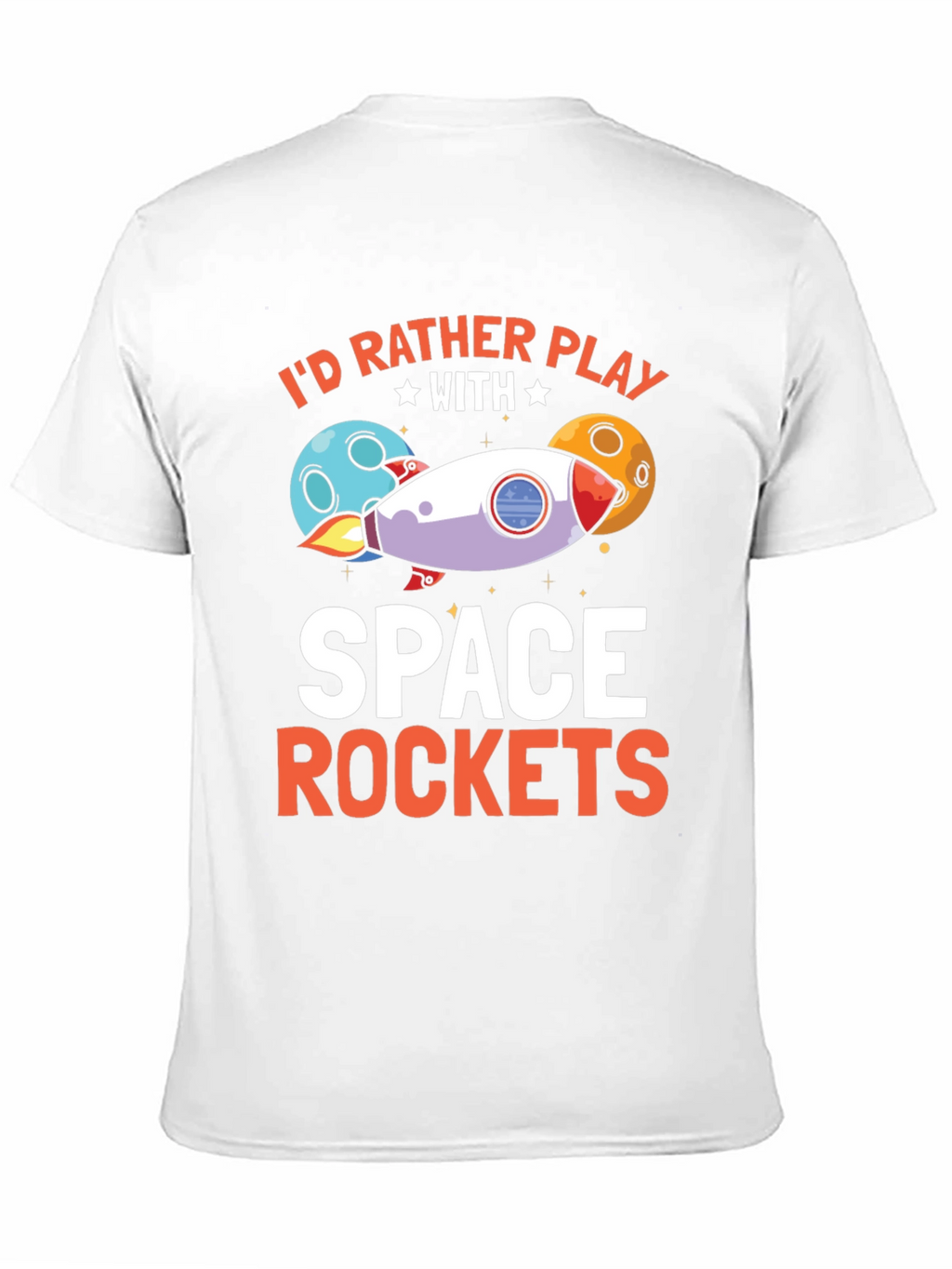 Space Rockets Graphic T-Shirt