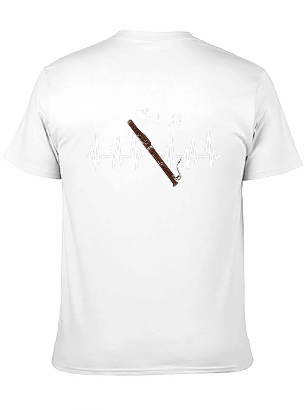 Bassoon Heartbeat T-Shirt - Music Lover Tee