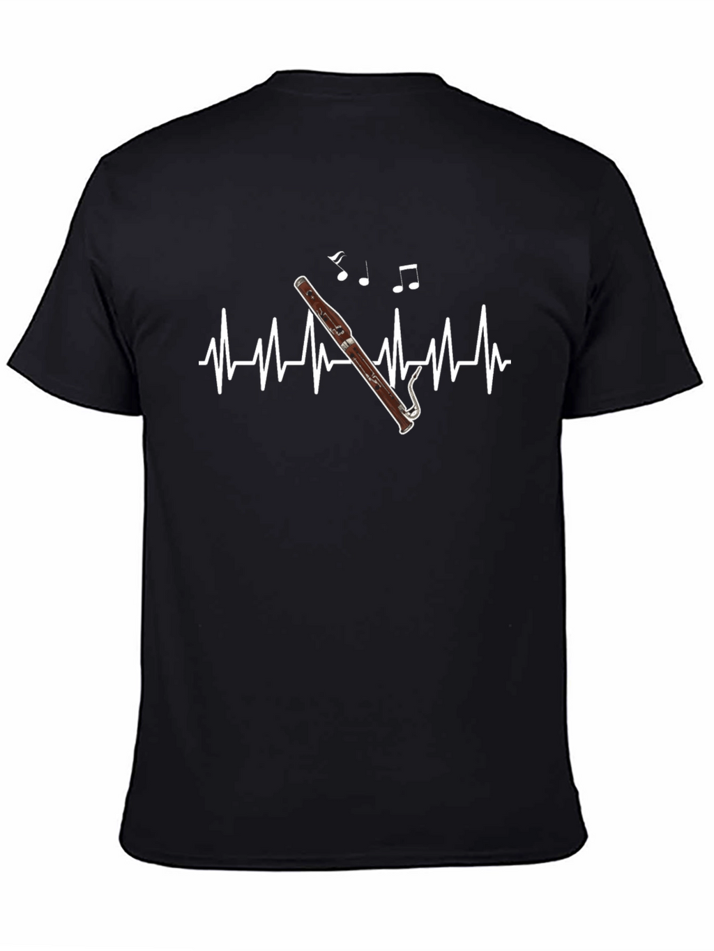Bassoon Heartbeat T-Shirt - Music Lover Tee