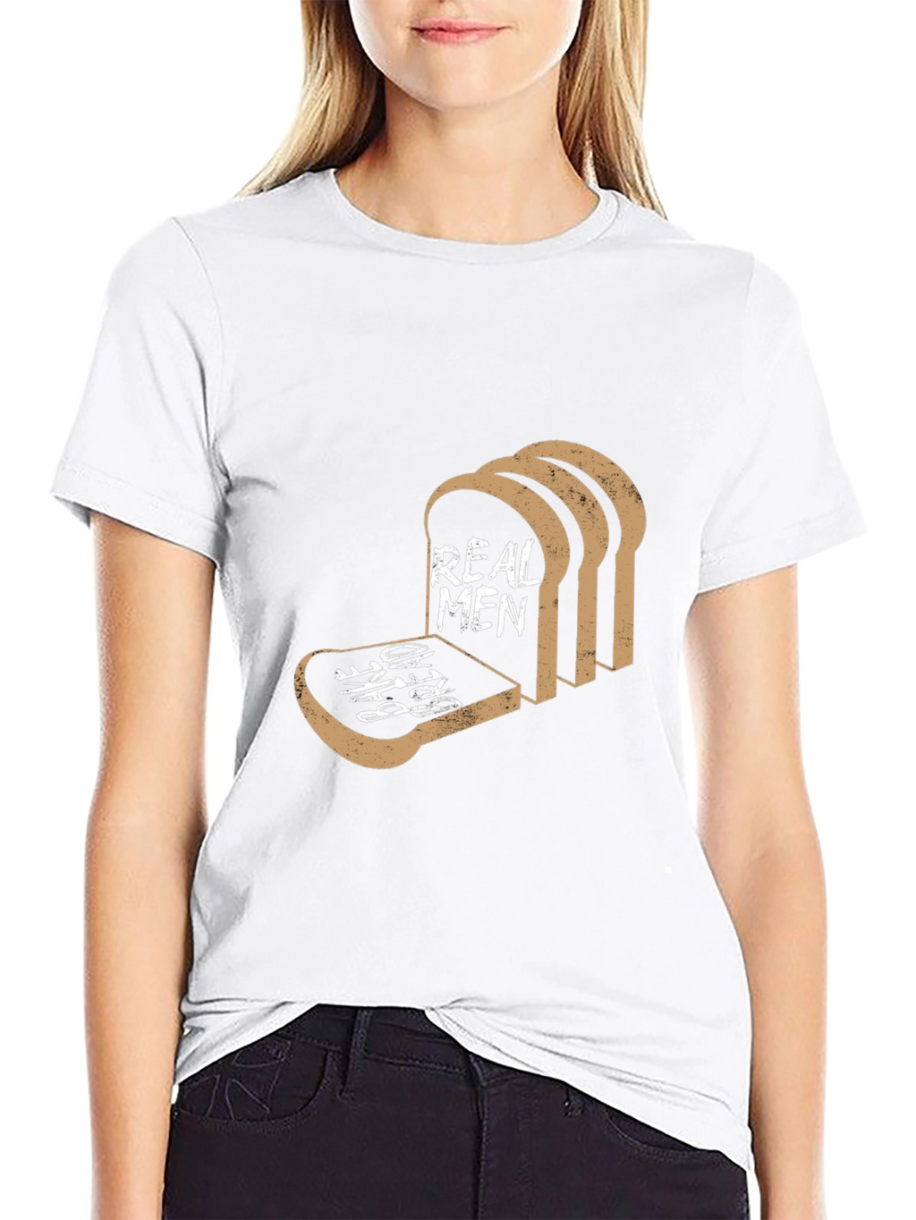Real Men Eat Bread Tee