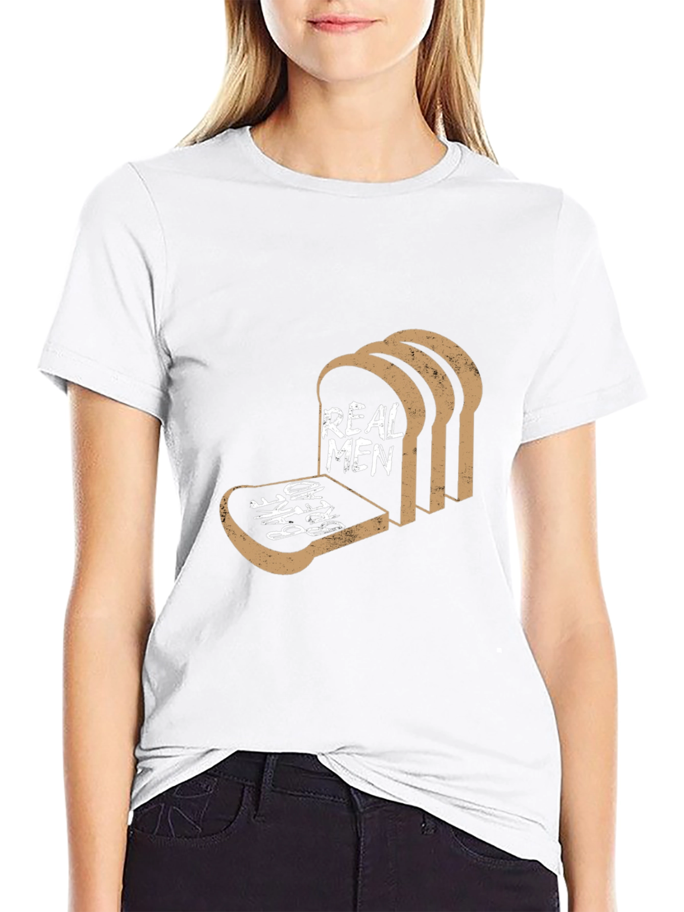 Real Men Eat Bread Tee