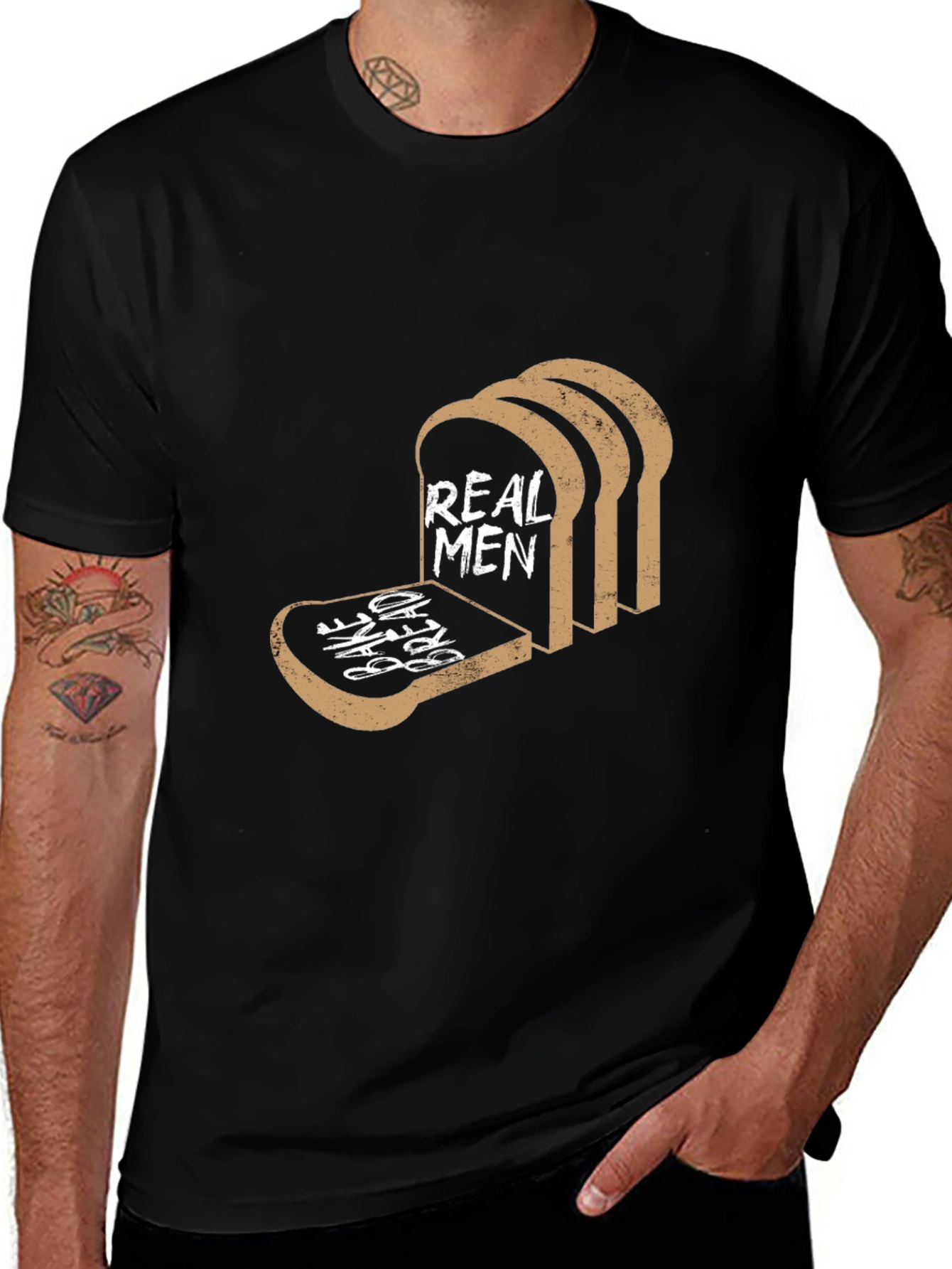 Real Men Eat Bread Tee