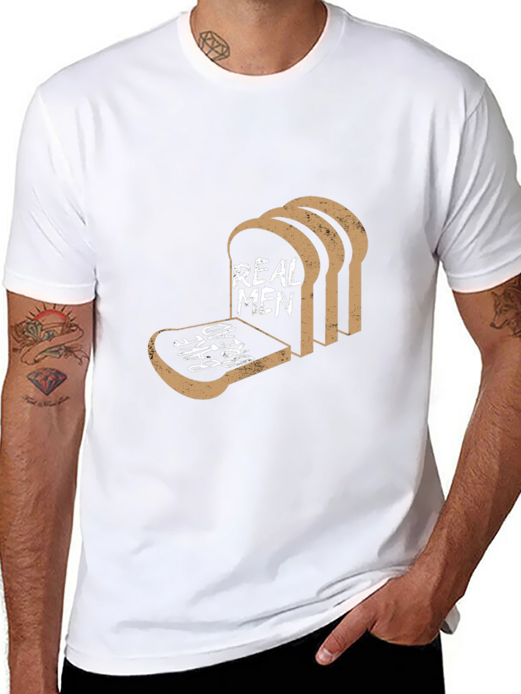 Real Men Eat Bread Tee