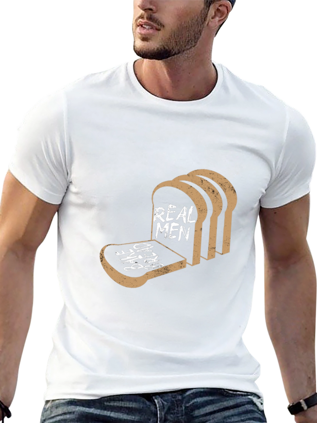 Real Men Eat Bread Tee
