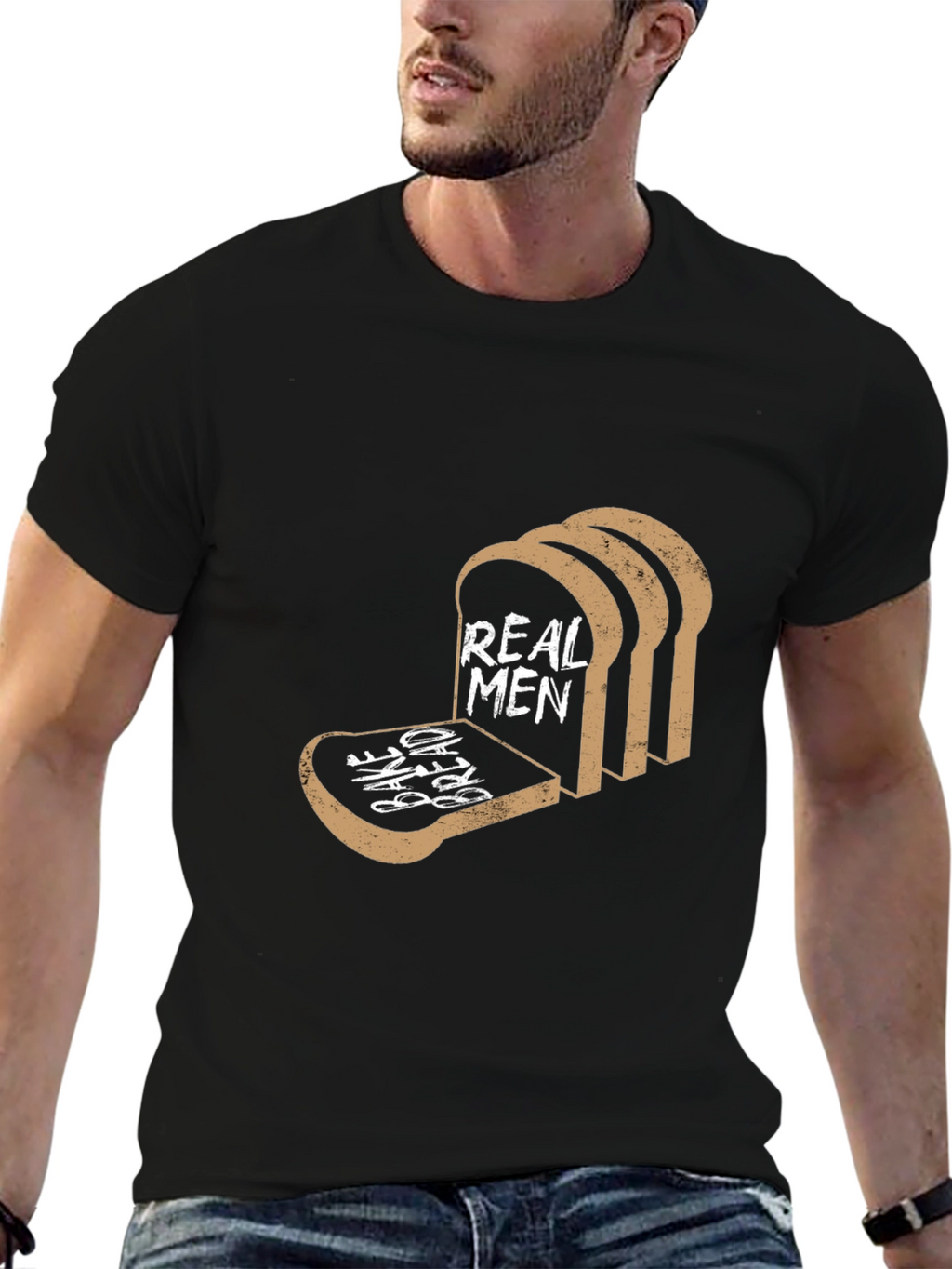 Real Men Eat Bread Tee