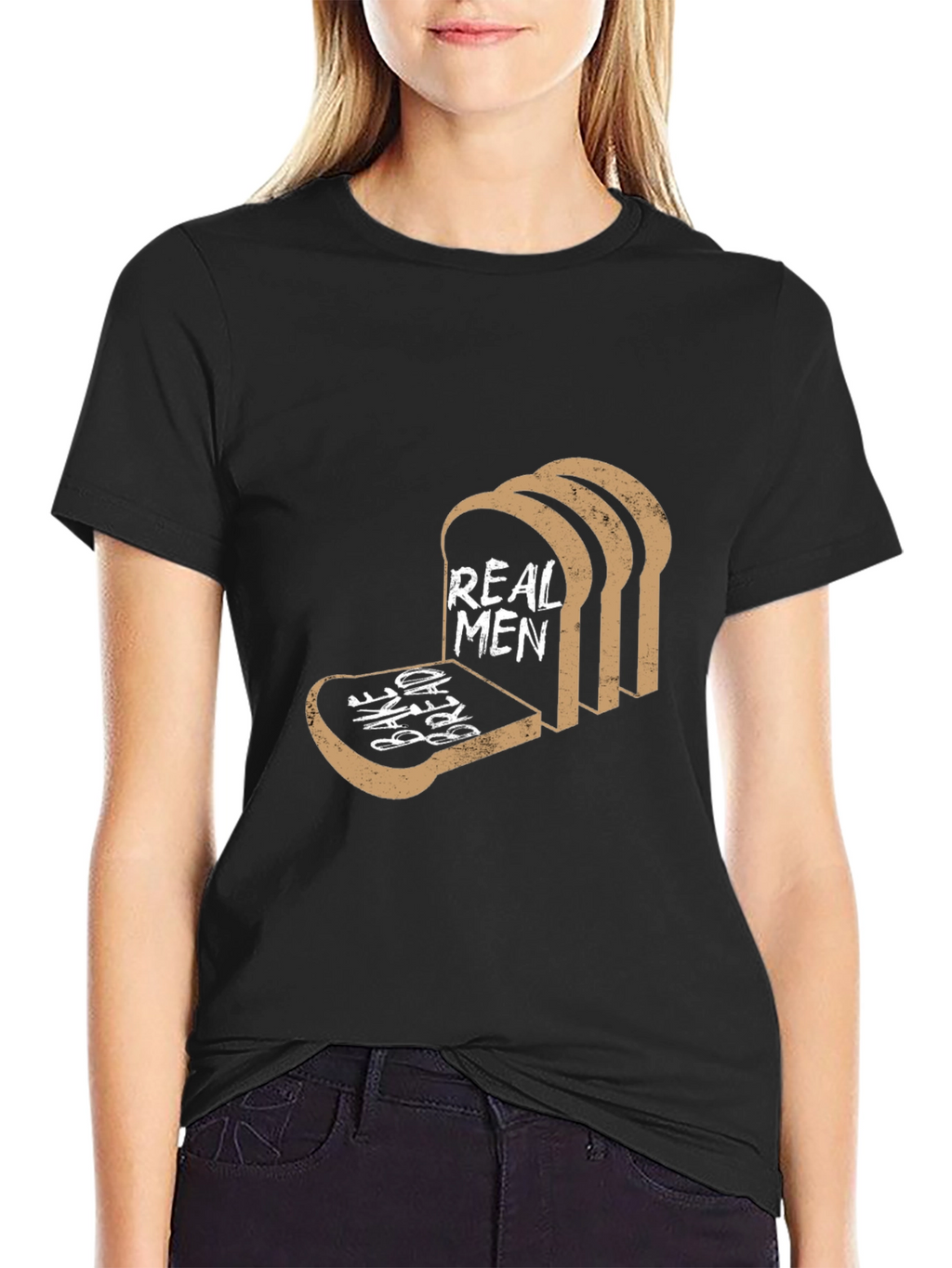 Real Men Eat Bread Tee