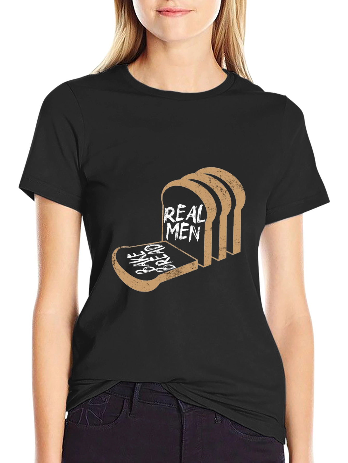 Real Men Eat Bread Tee