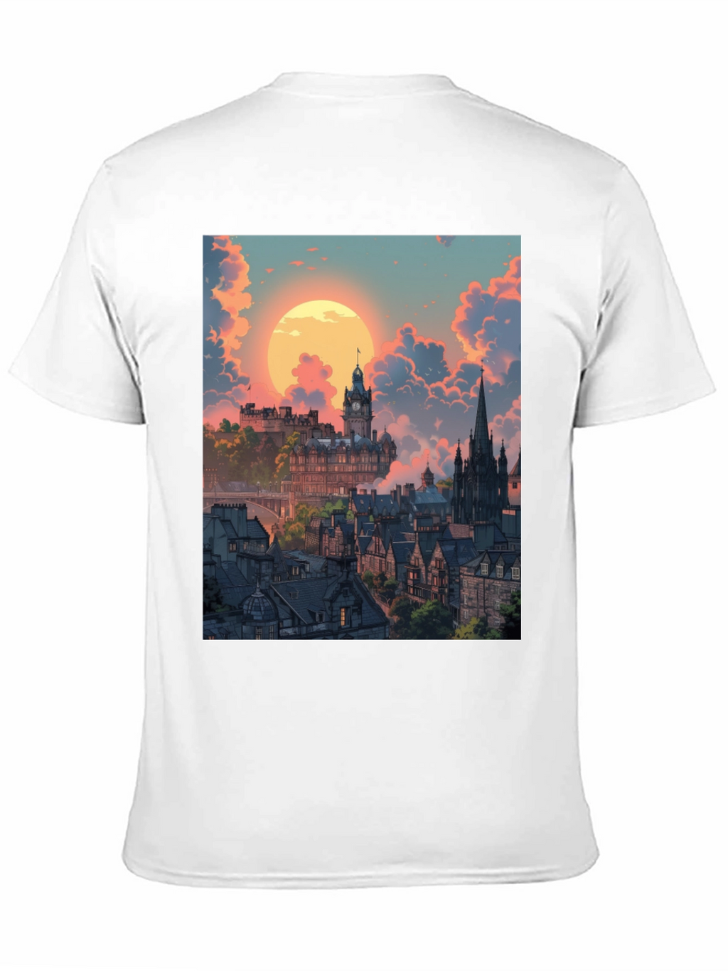 Edinburgh Cityscape Graphic Tee