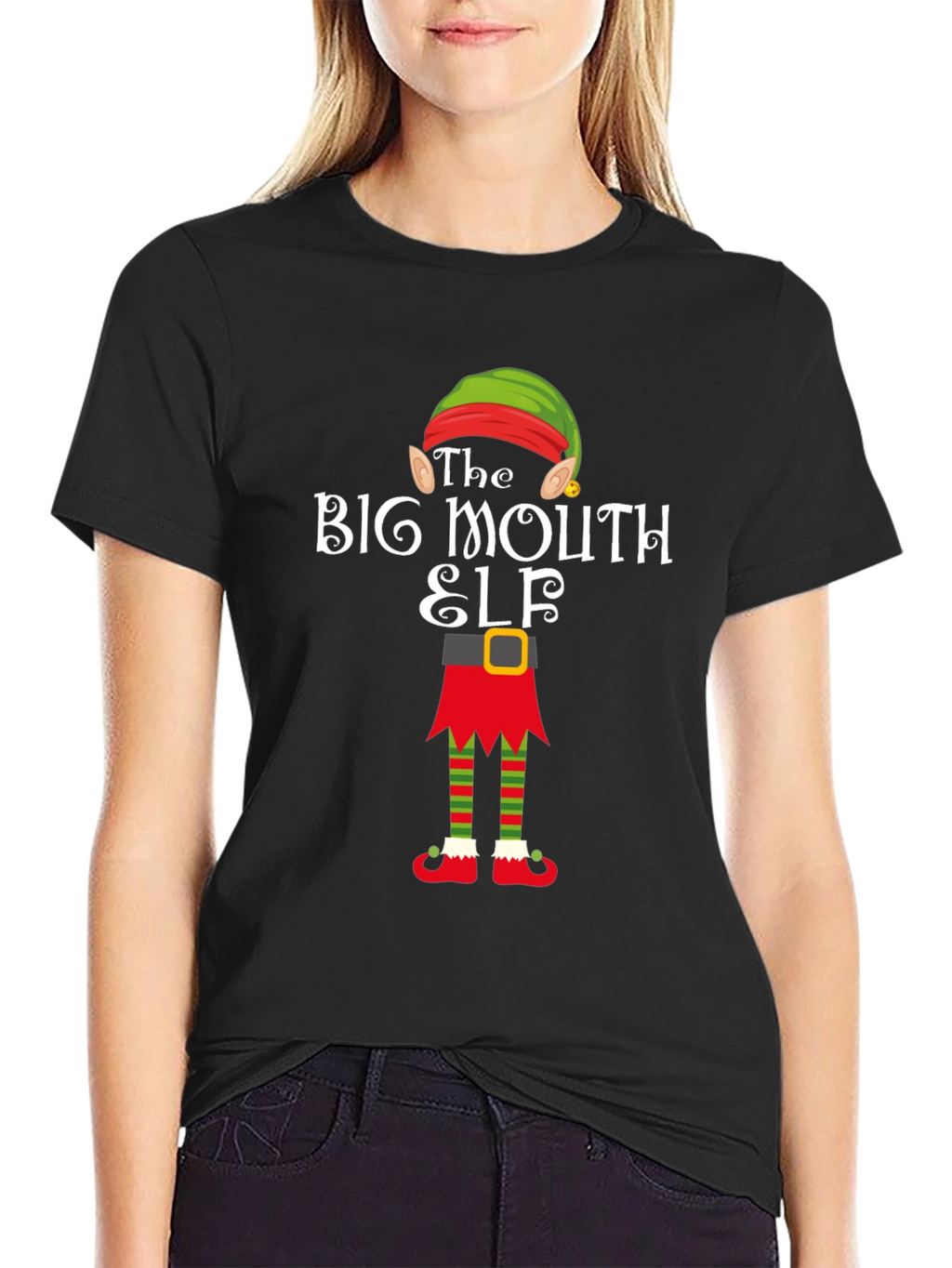 The Big Mouth Elf Christmas T-Shirt