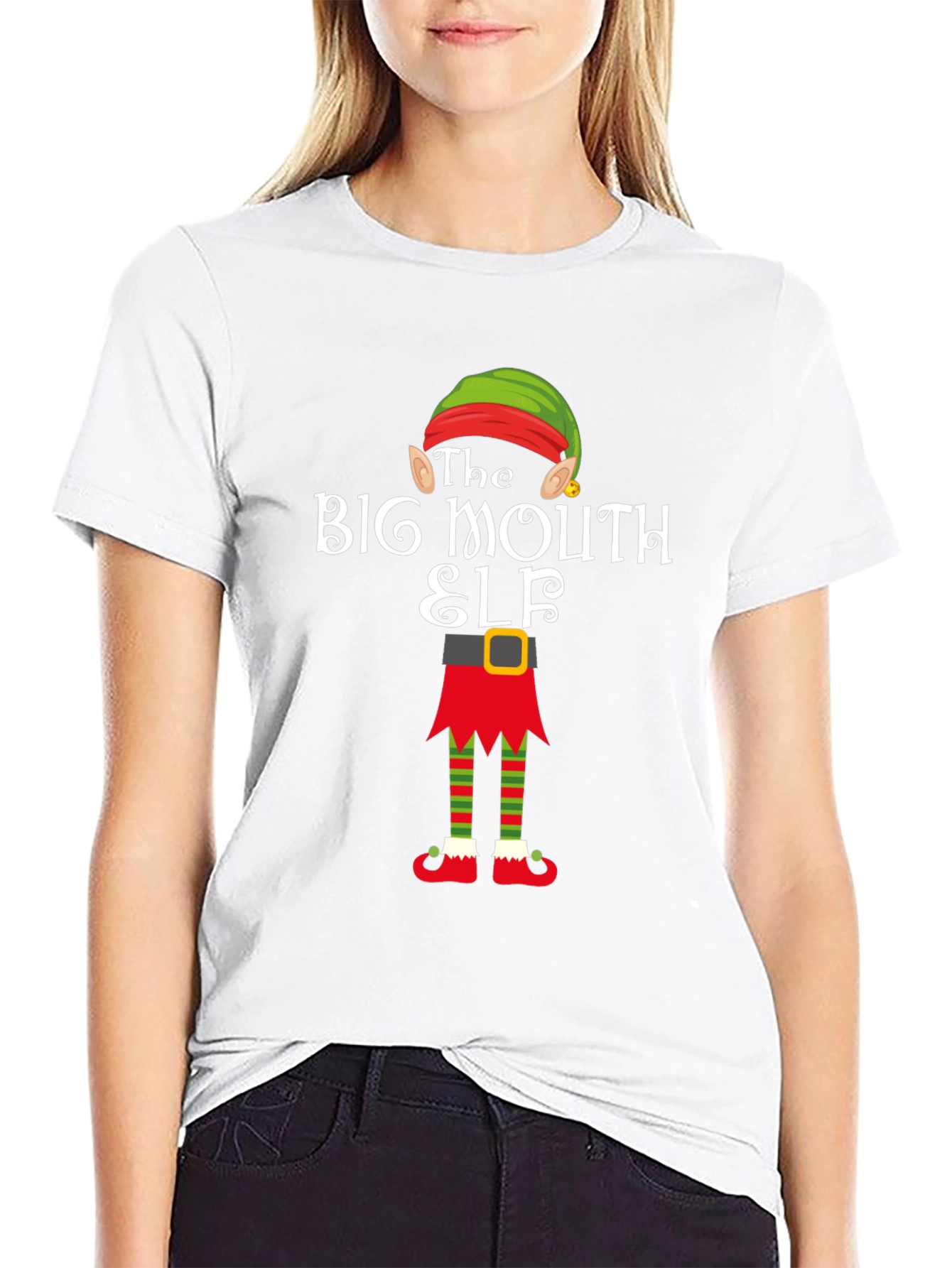 The Big Mouth Elf Christmas T-Shirt