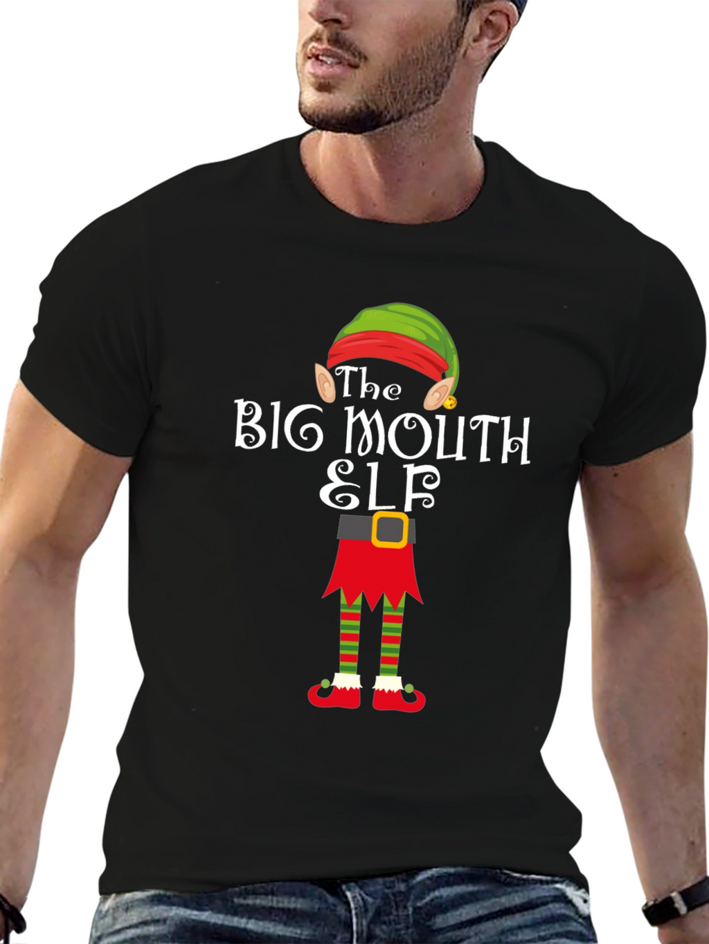 The Big Mouth Elf Christmas T-Shirt