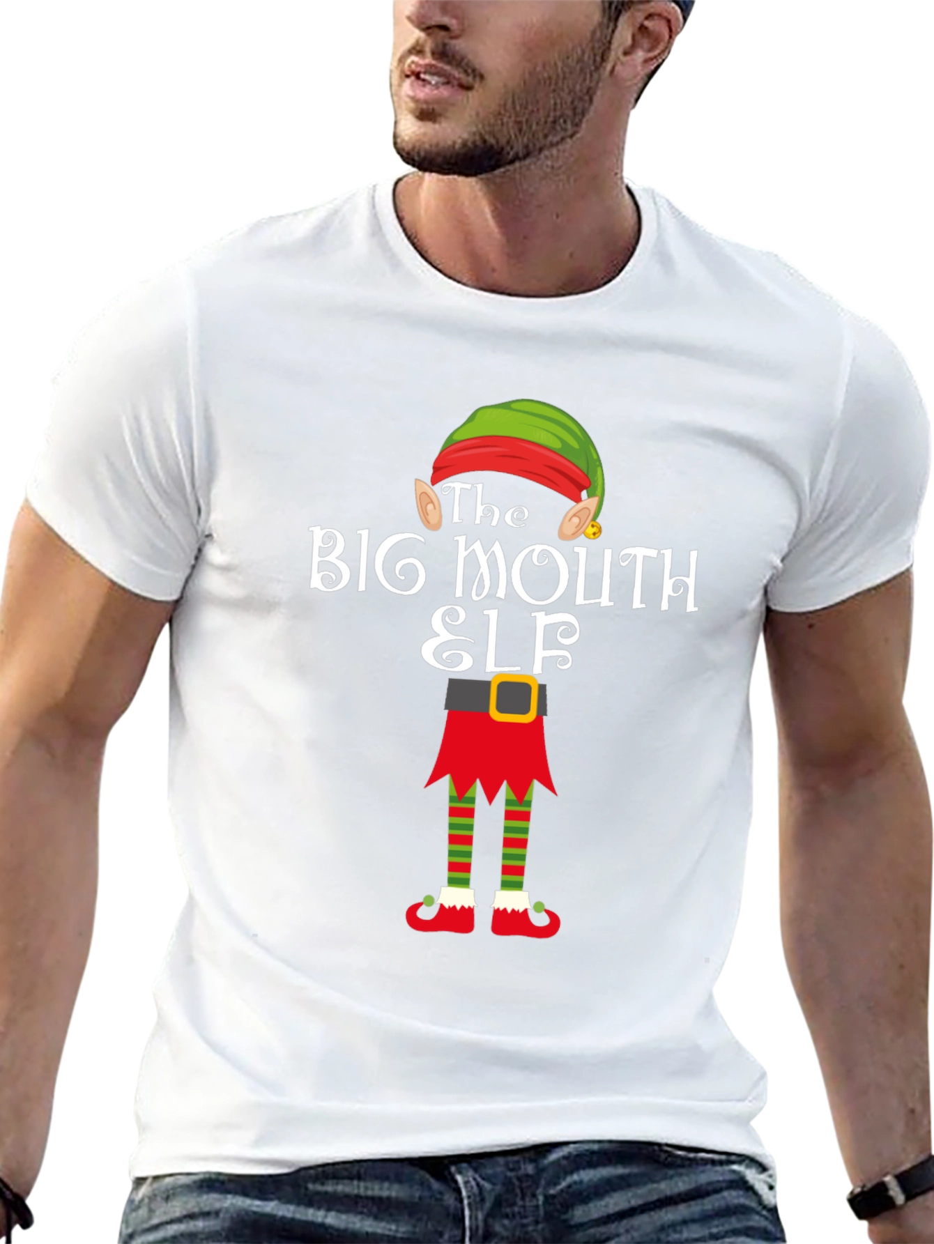 The Big Mouth Elf Christmas T-Shirt