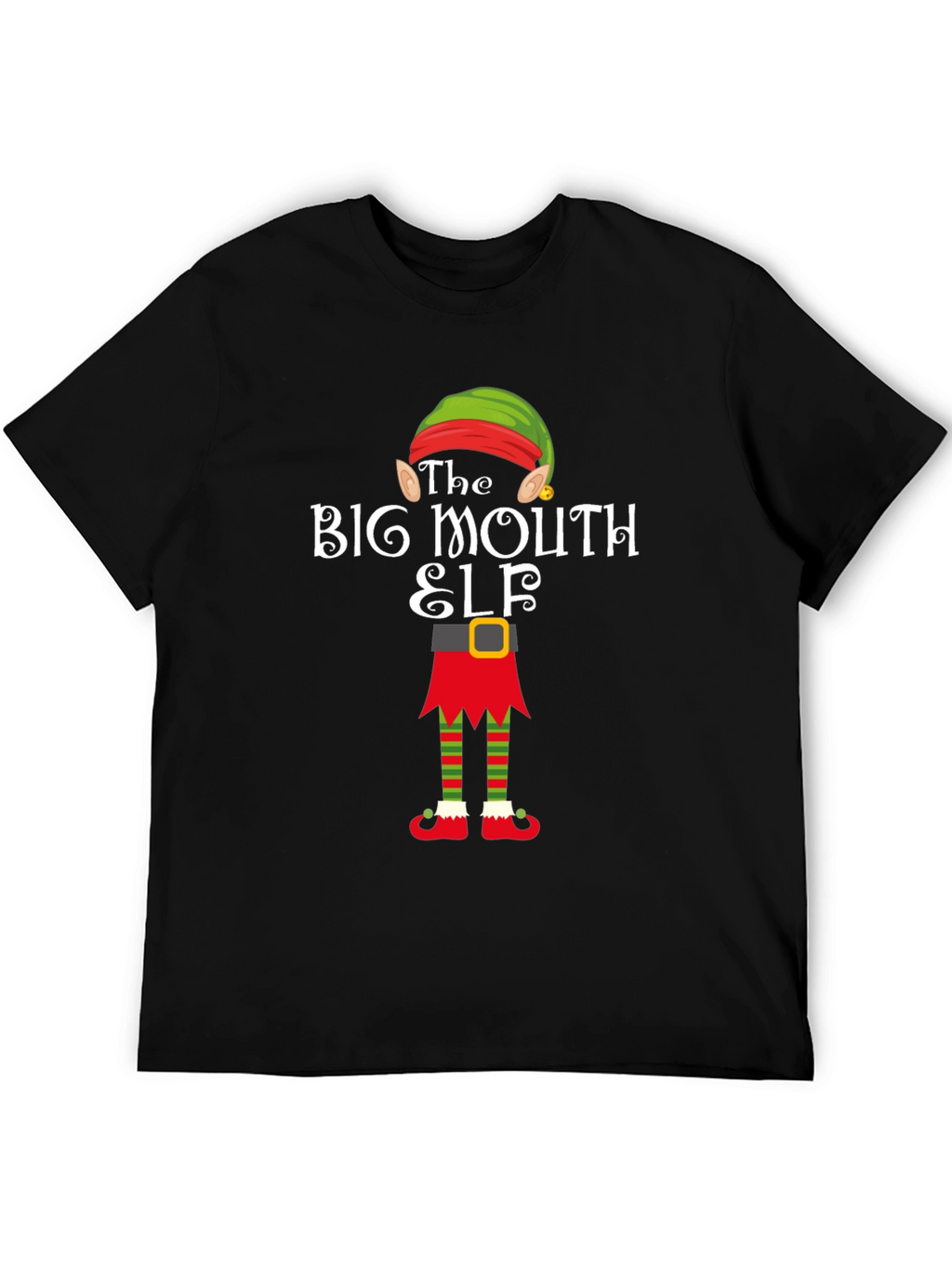 The Big Mouth Elf Christmas T-Shirt