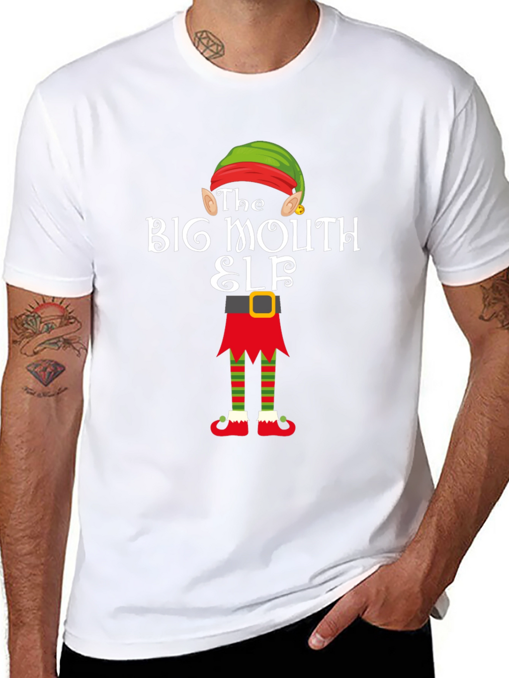 The Big Mouth Elf Christmas T-Shirt