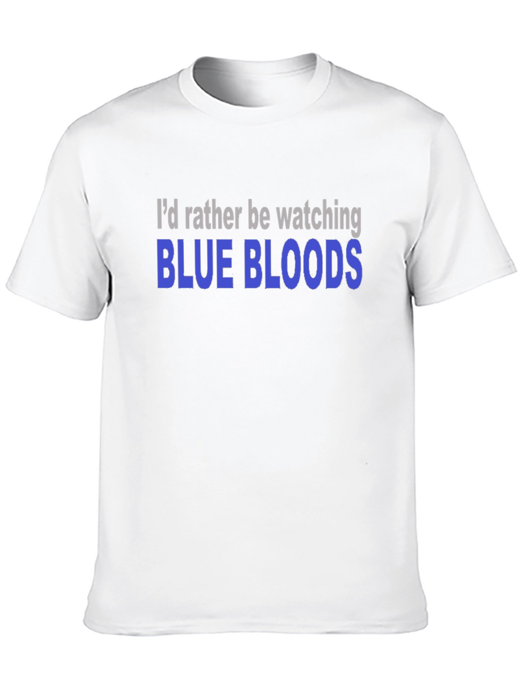 Blue Bloods Fan T-Shirt - Watching TV Show