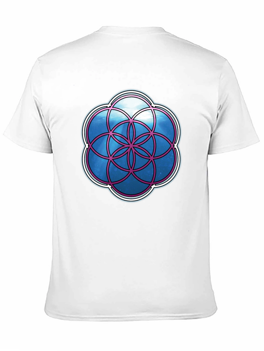 Geometric Life Flower Graphic T-Shirt