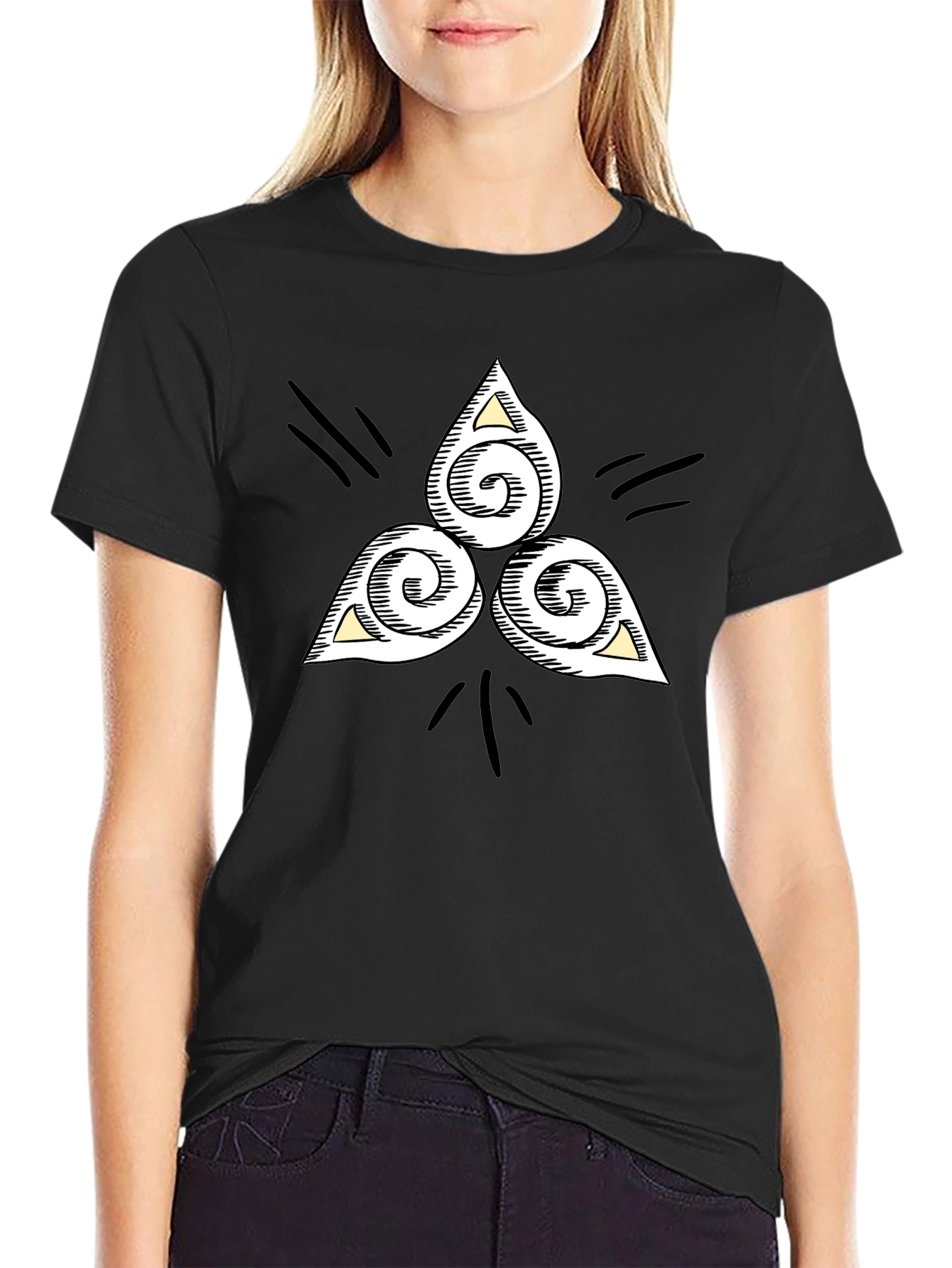Symbolic Black T-Shirt - Stylish Graphic Tee