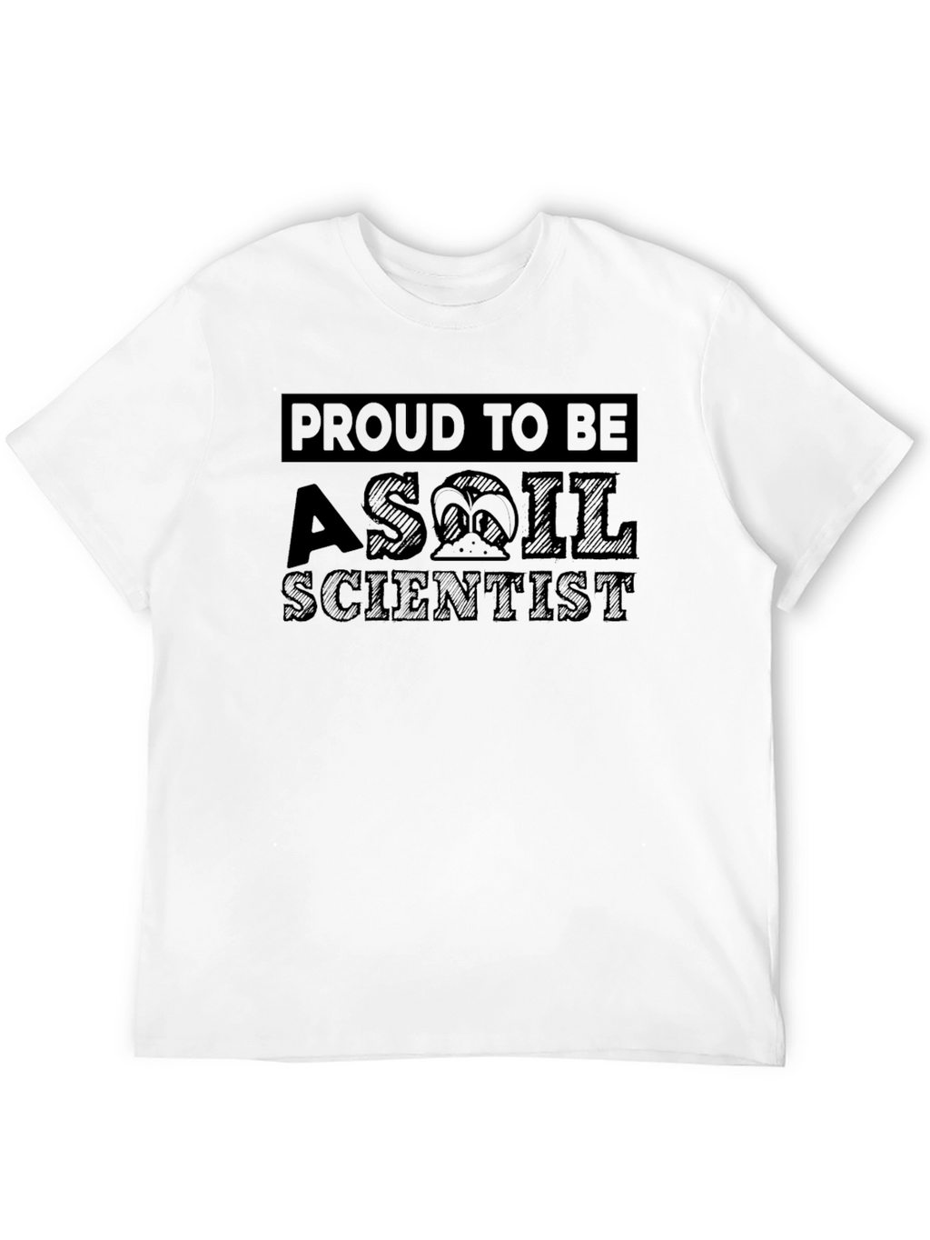 Proud Soil Scientist Black T-Shirt