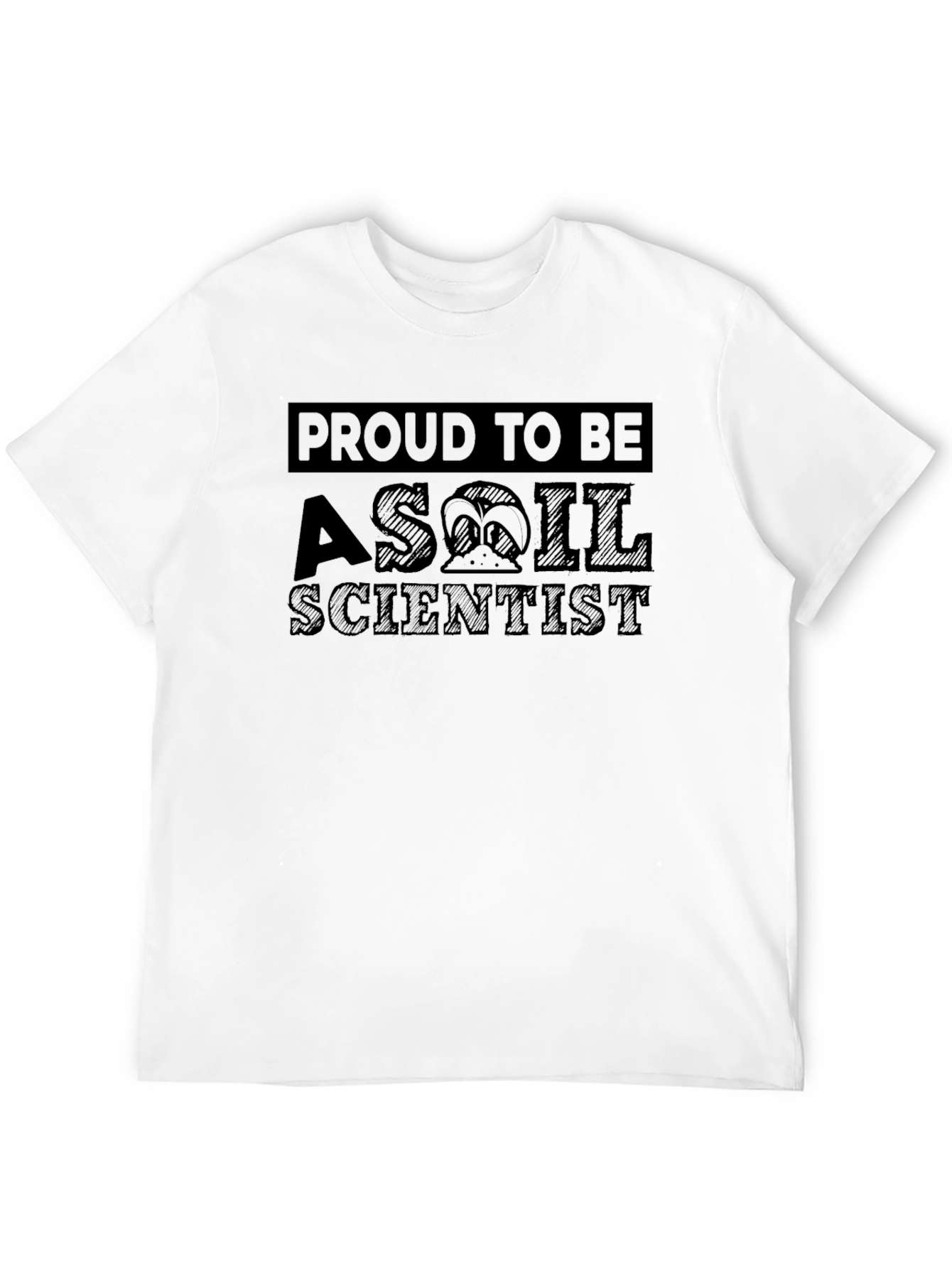 Proud Soil Scientist Black T-Shirt