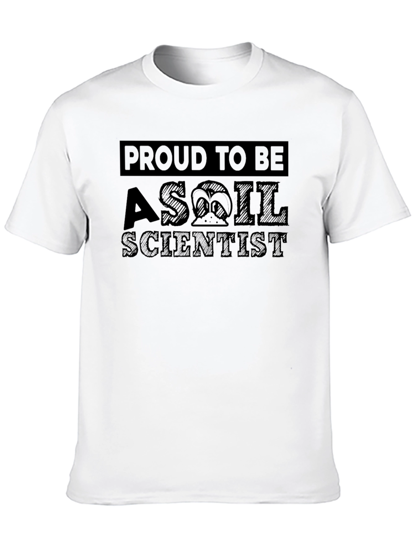 Proud Soil Scientist Black T-Shirt