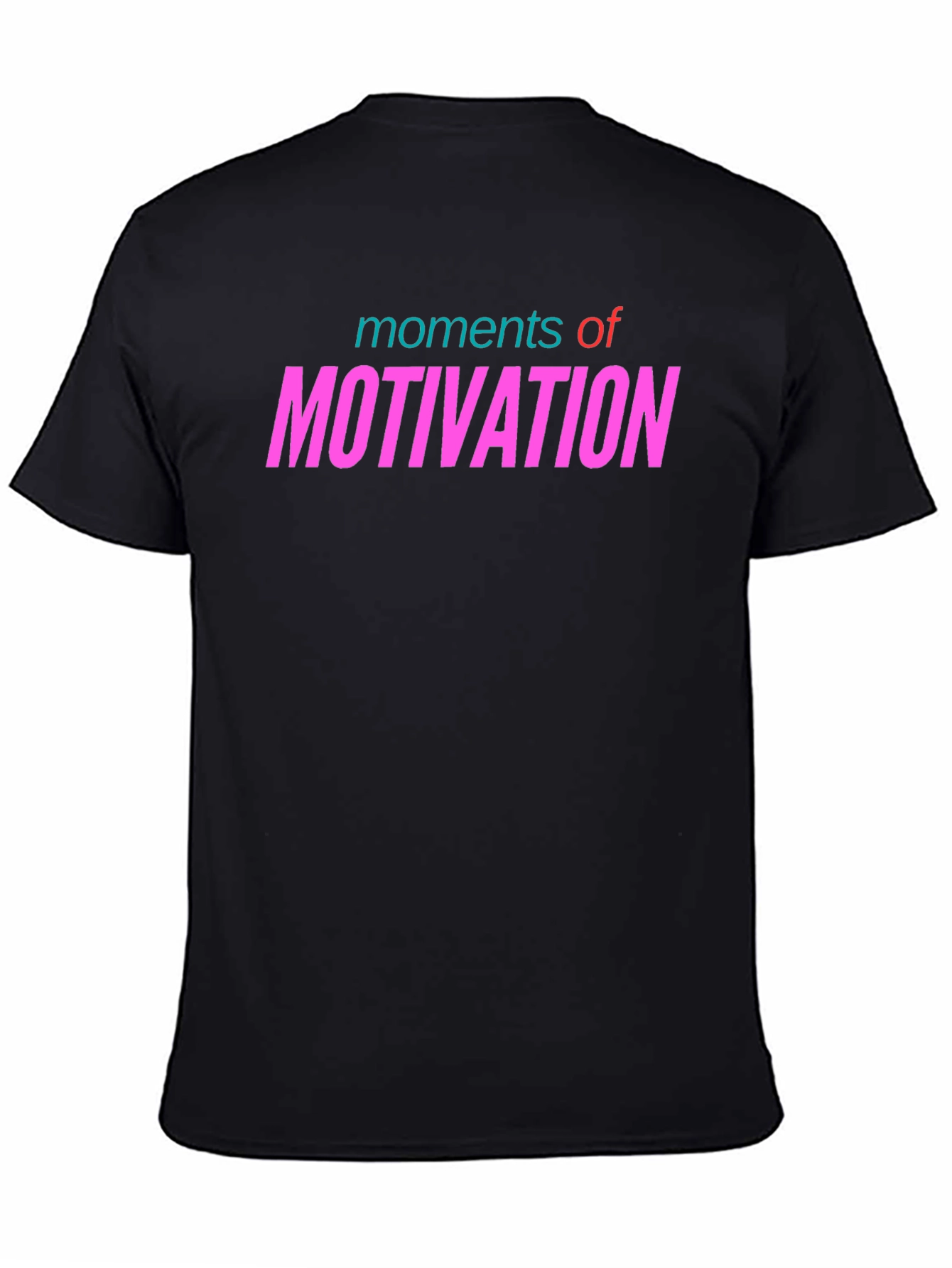 Moments of Motivation Graphic Tee - Black