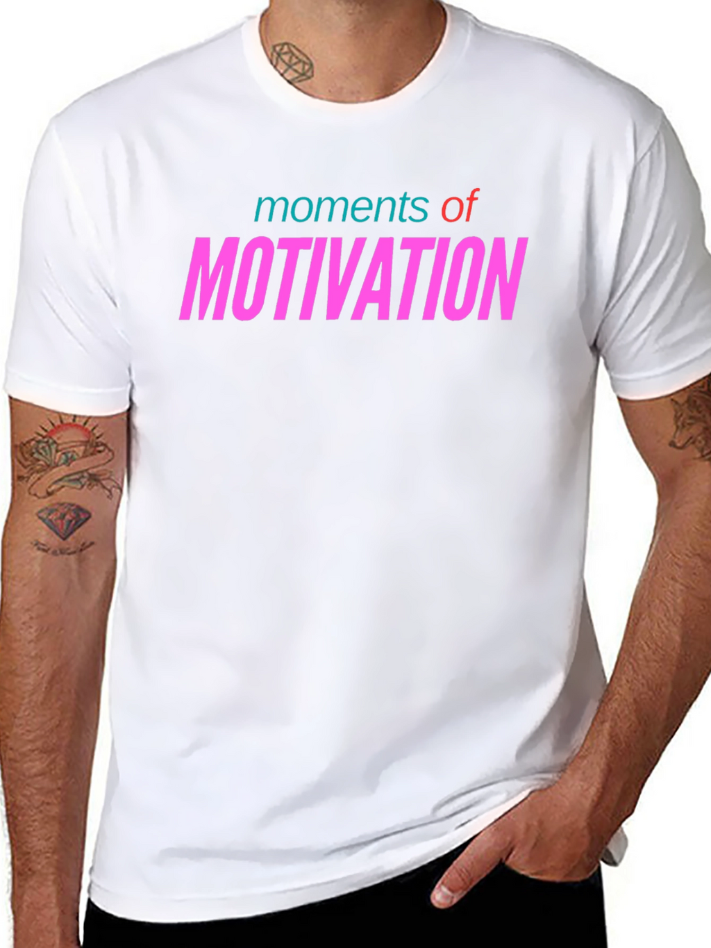 Moments of Motivation Graphic Tee - Black