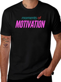 Moments of Motivation Graphic Tee - Black