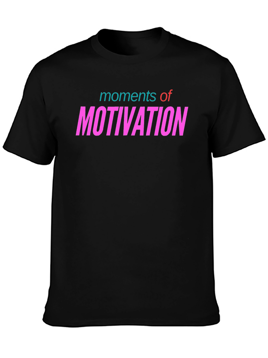 Moments of Motivation Graphic Tee - Black