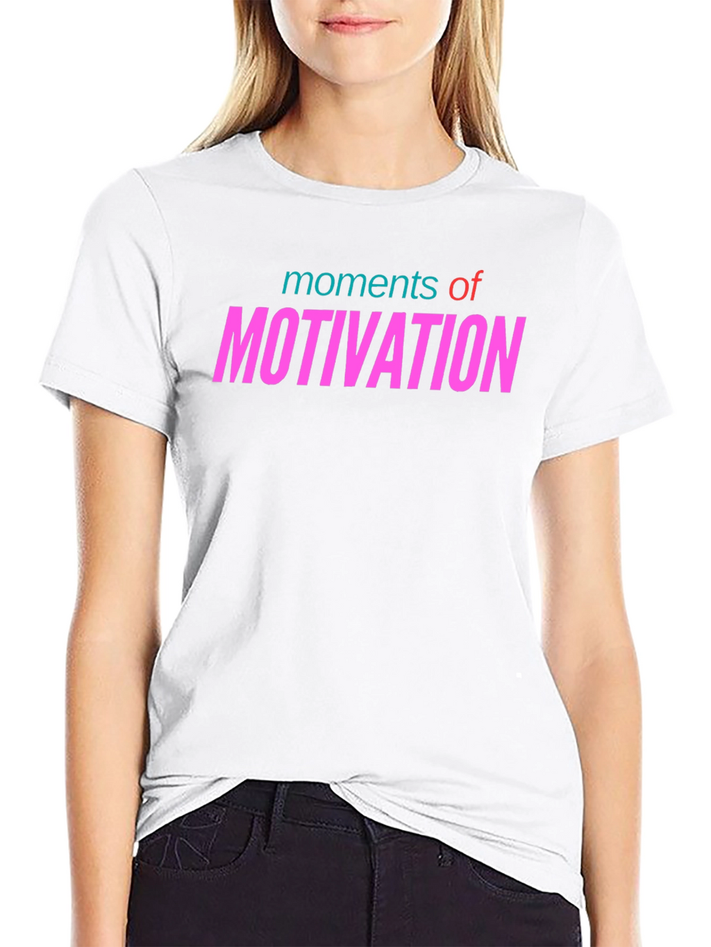 Moments of Motivation Graphic Tee - Black