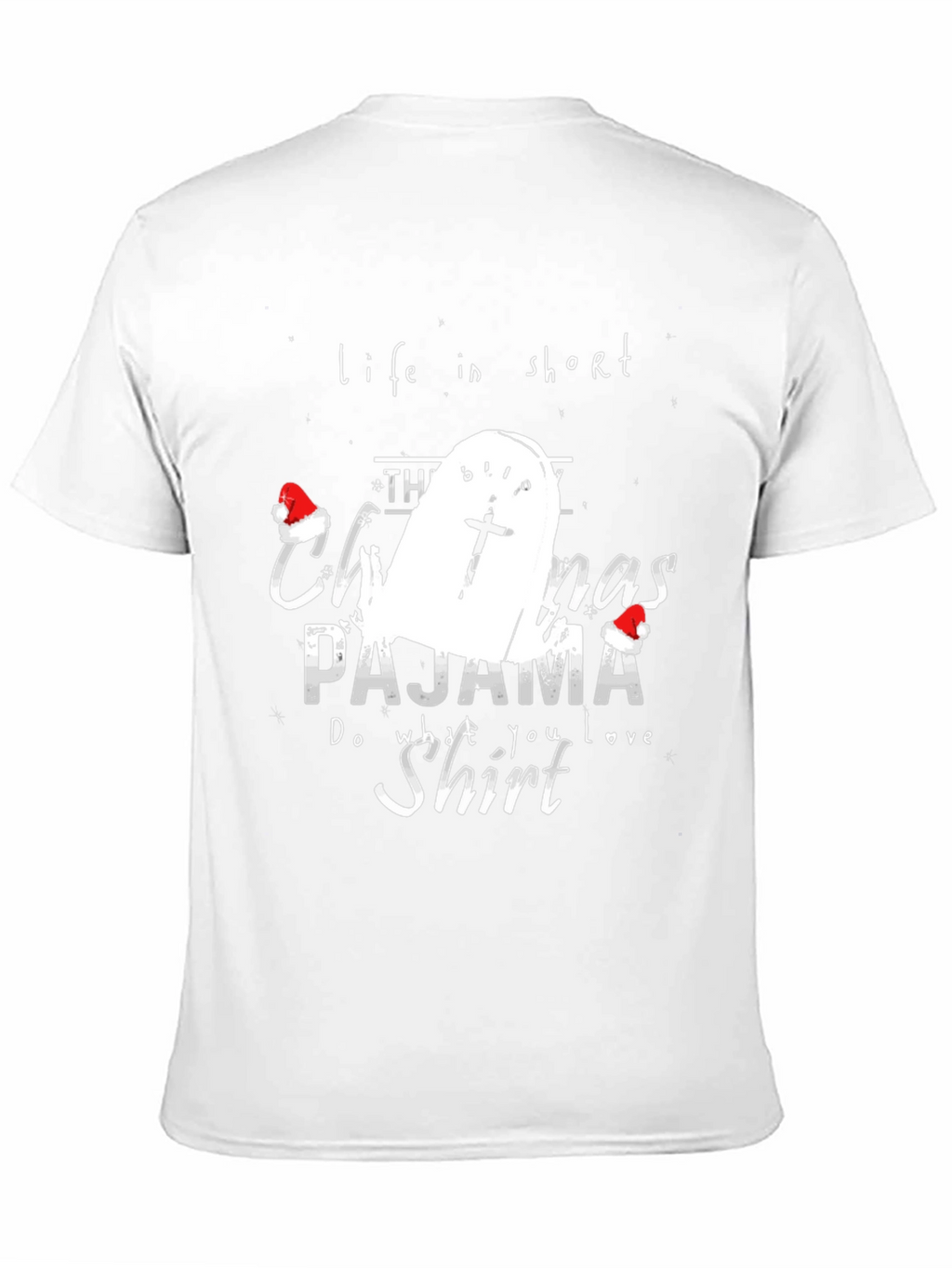 Funny Christmas Pajama Shirt Tombstone T-Shirt