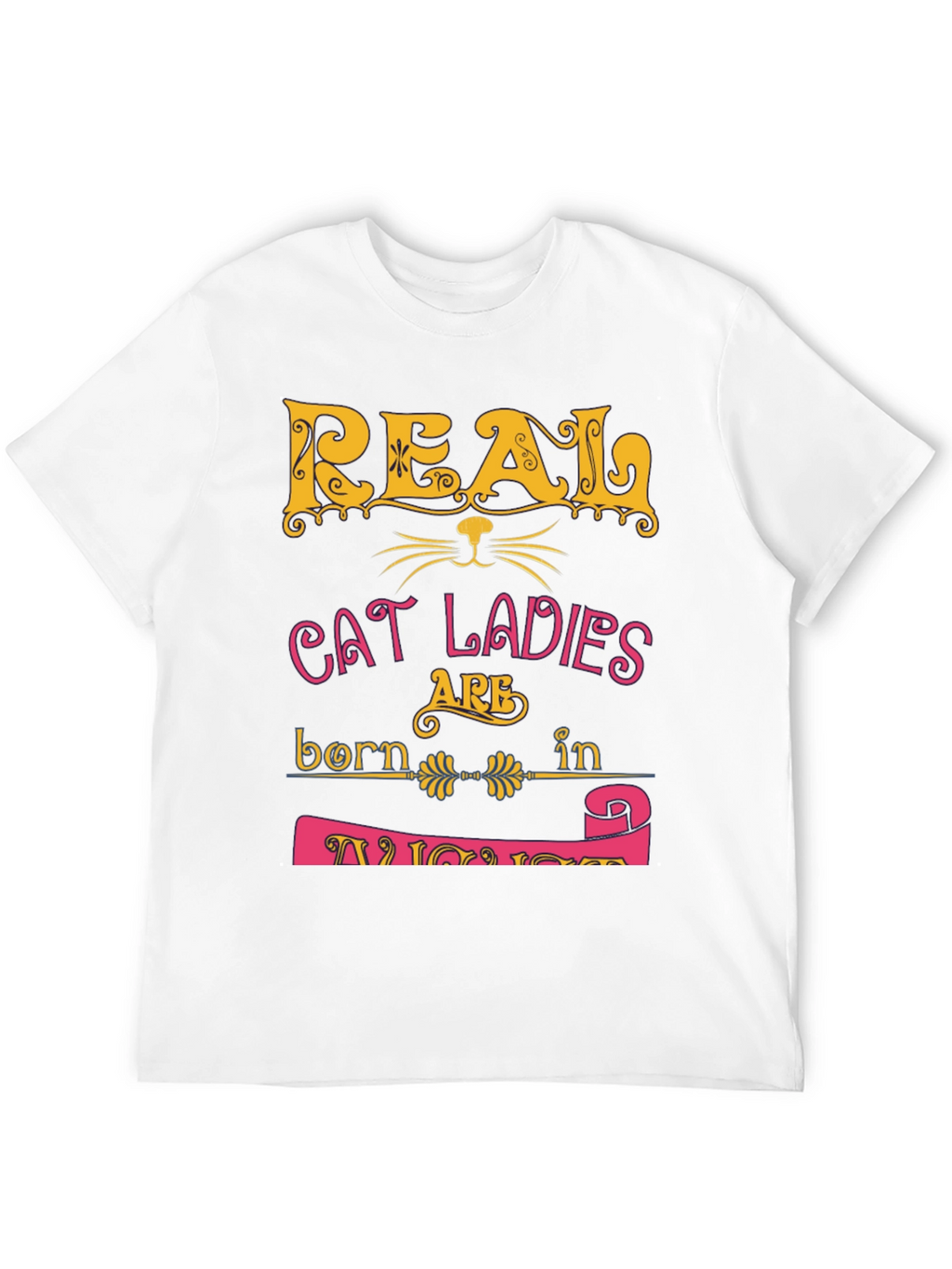 Real Cat Ladies Born in November Graphic T-Shirt