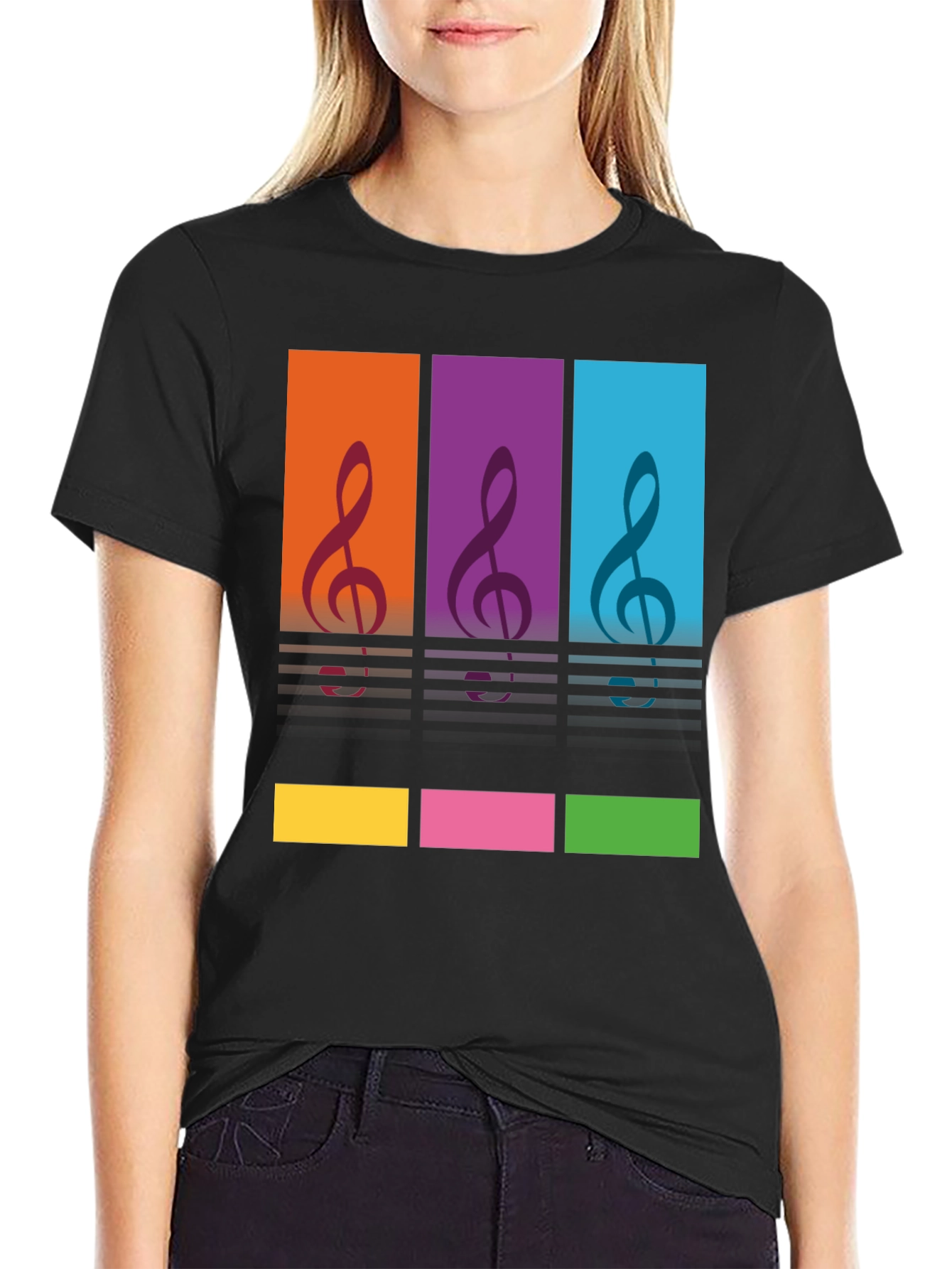 Musical Note T-Shirt - Colorful & Trendy Design