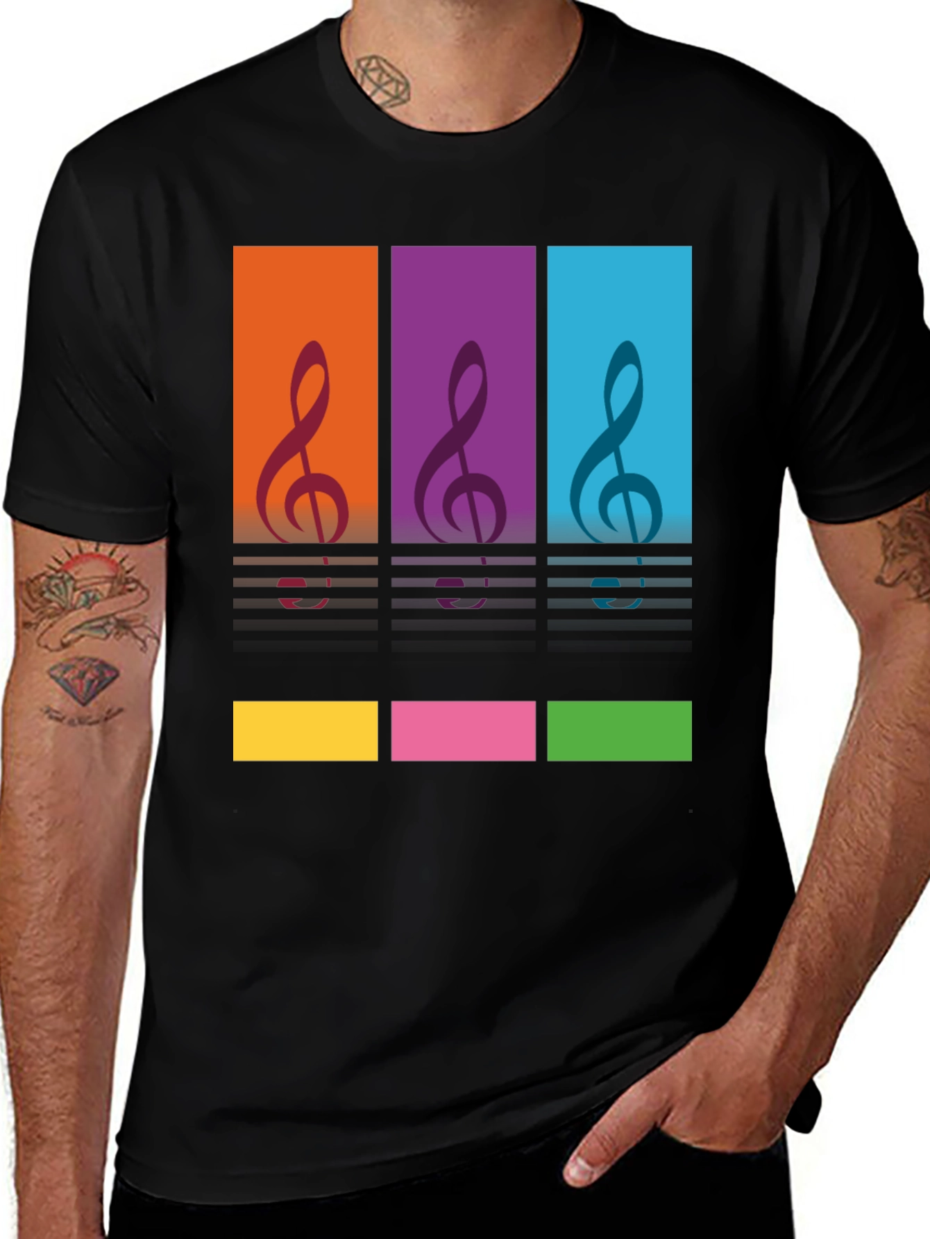 Musical Note T-Shirt - Colorful & Trendy Design