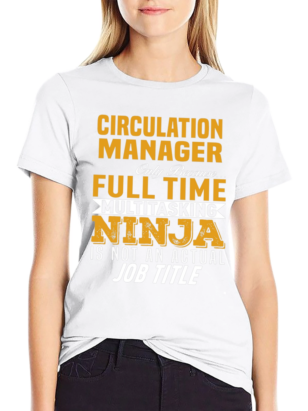Circulation Manager Full Time Ninja T-Shirt