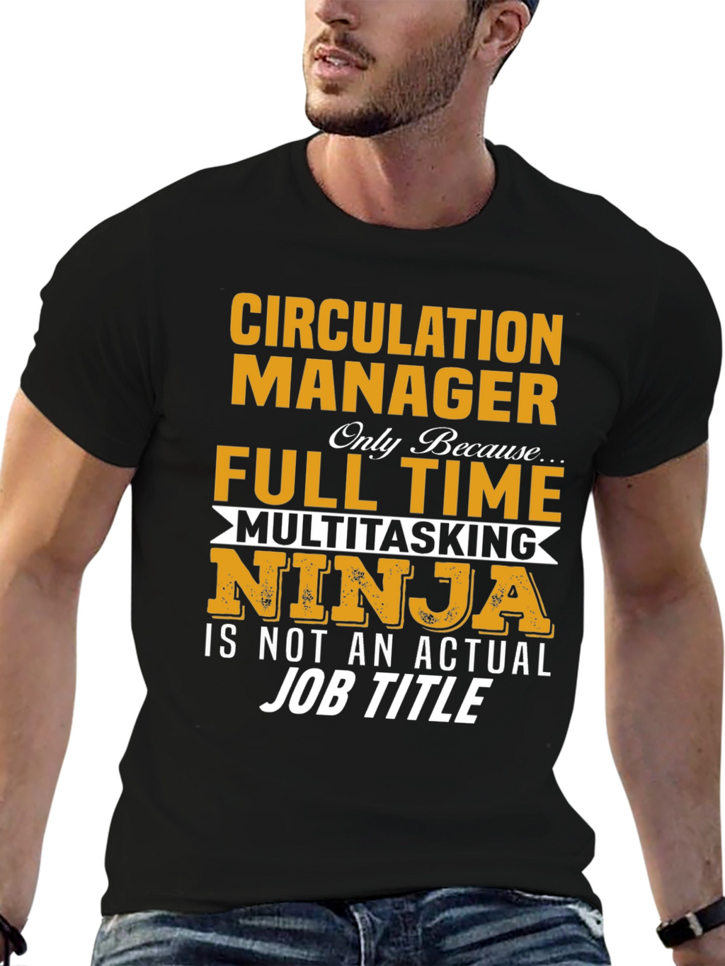 Circulation Manager Full Time Ninja T-Shirt