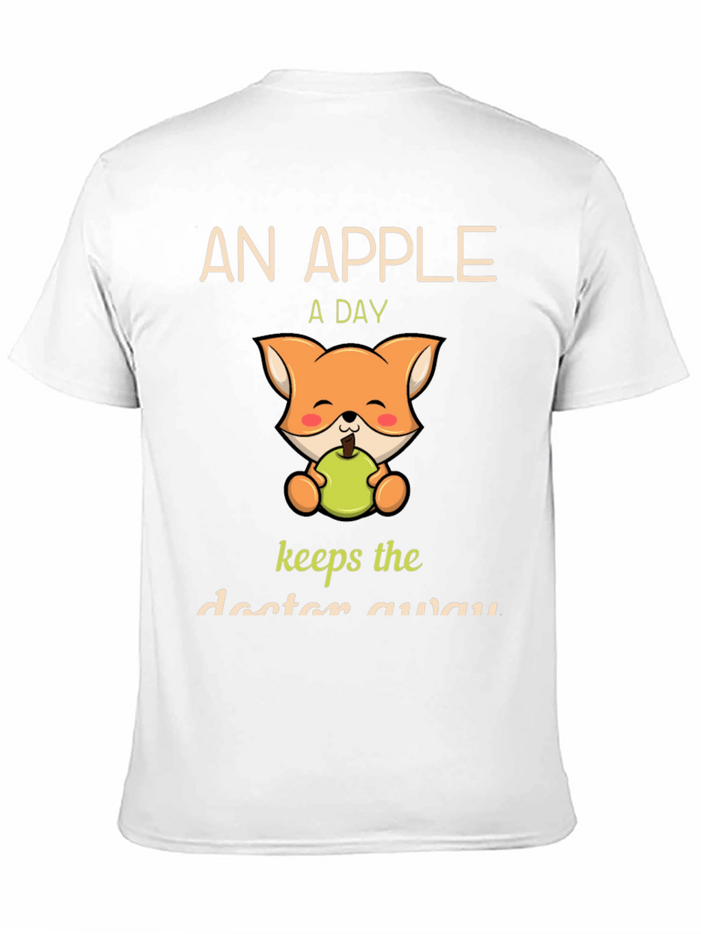 Apple a Day Fox Graphic T-Shirt