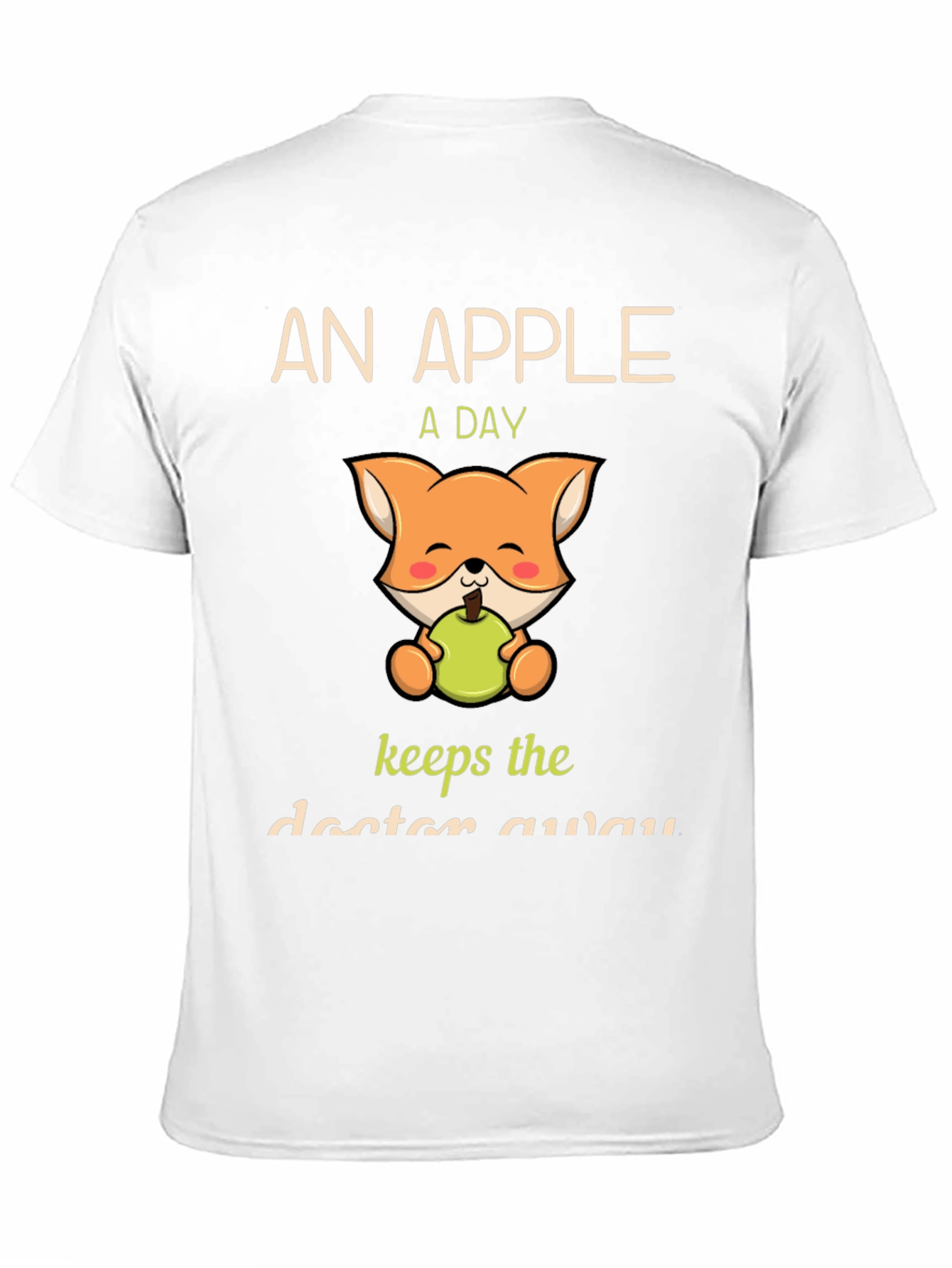 Apple a Day Fox Graphic T-Shirt