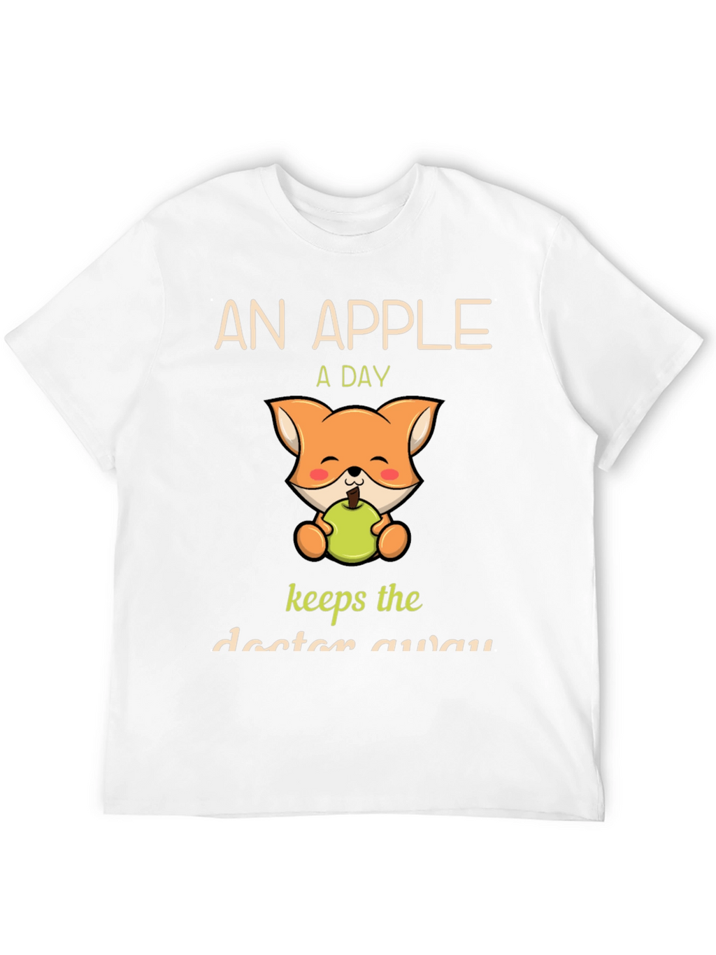 Apple a Day Fox Graphic T-Shirt