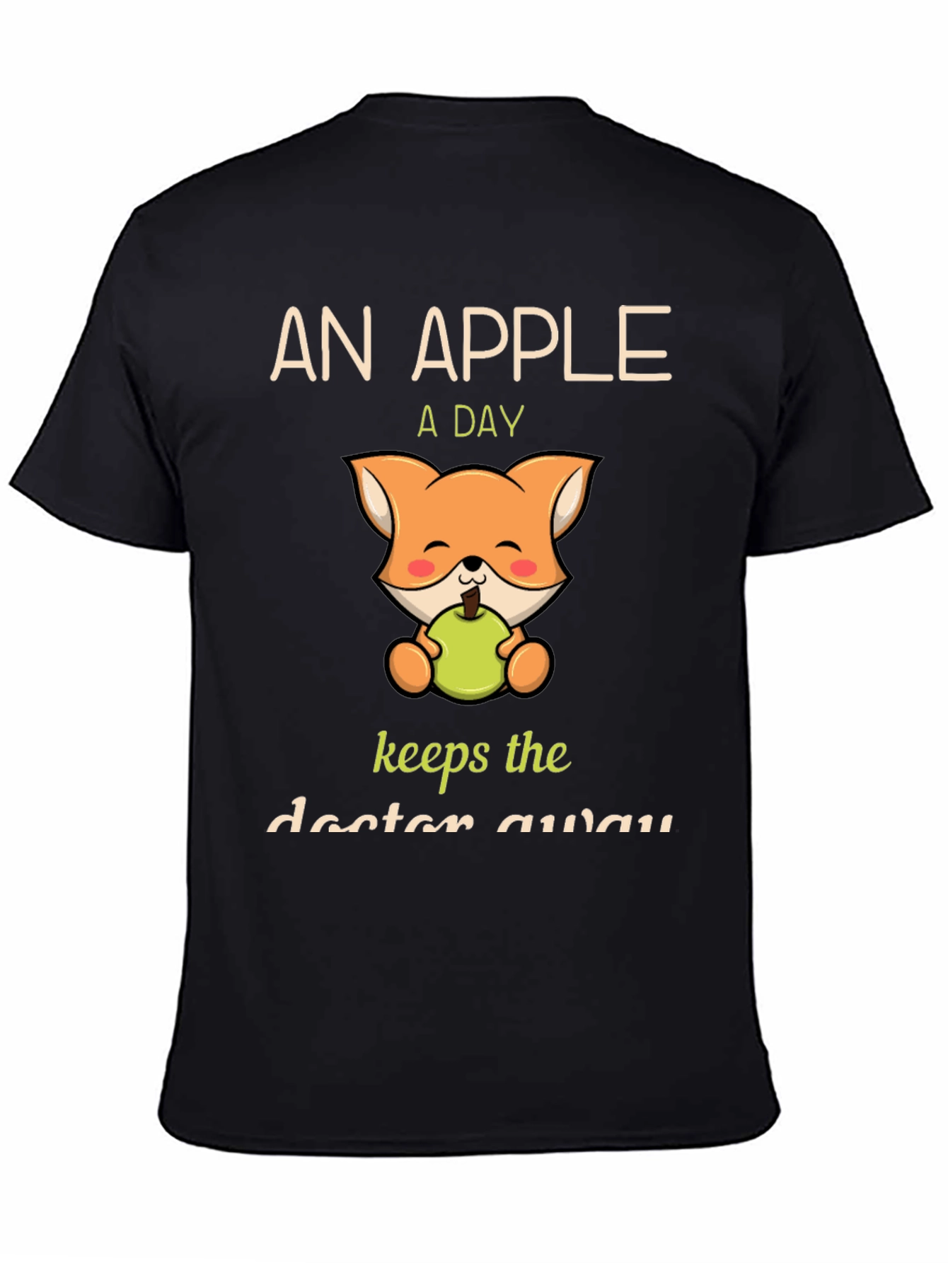 Apple a Day Fox Graphic T-Shirt