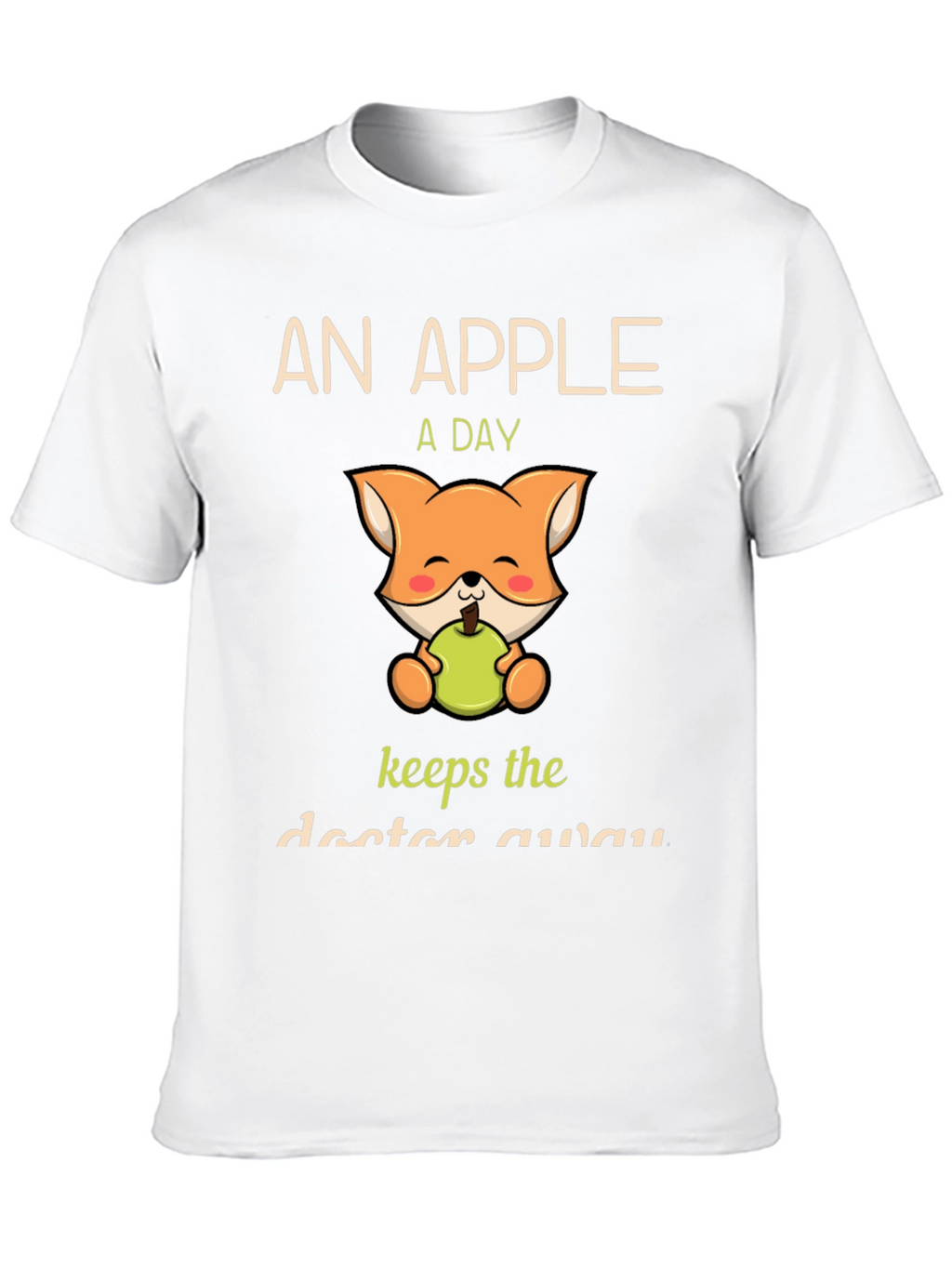 Apple a Day Fox Graphic T-Shirt