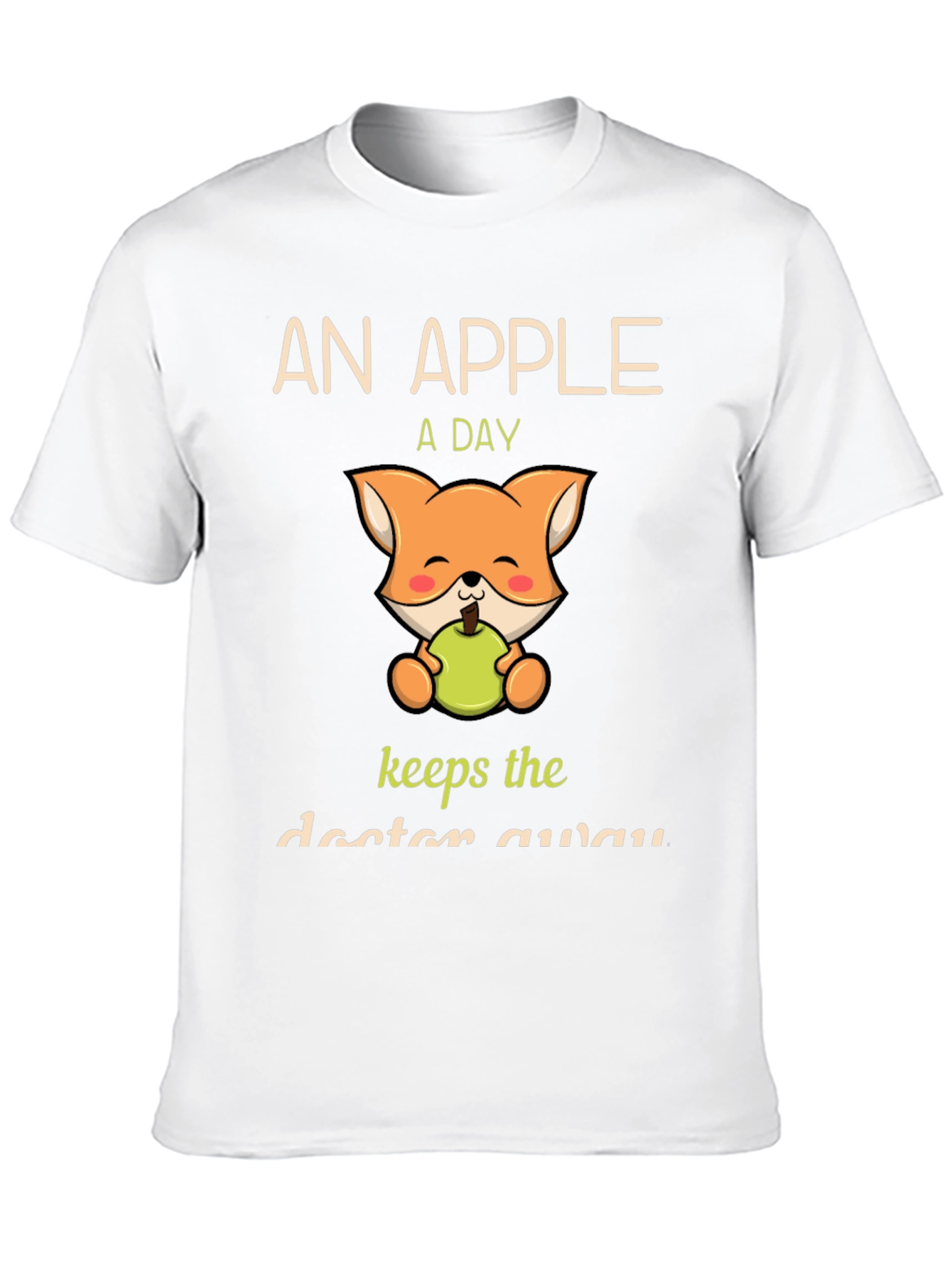 Apple a Day Fox Graphic T-Shirt